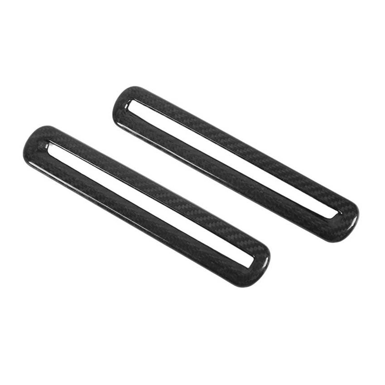 Tigerboss Carbon Fiber Car Door AC Outlet Cover Trim - Compatible with Dodge Challenger 2015-2021 - Interior Decorative Strips for Automotive Style Upgrade - Perfect for Car Enthusiasts & Customization Projects