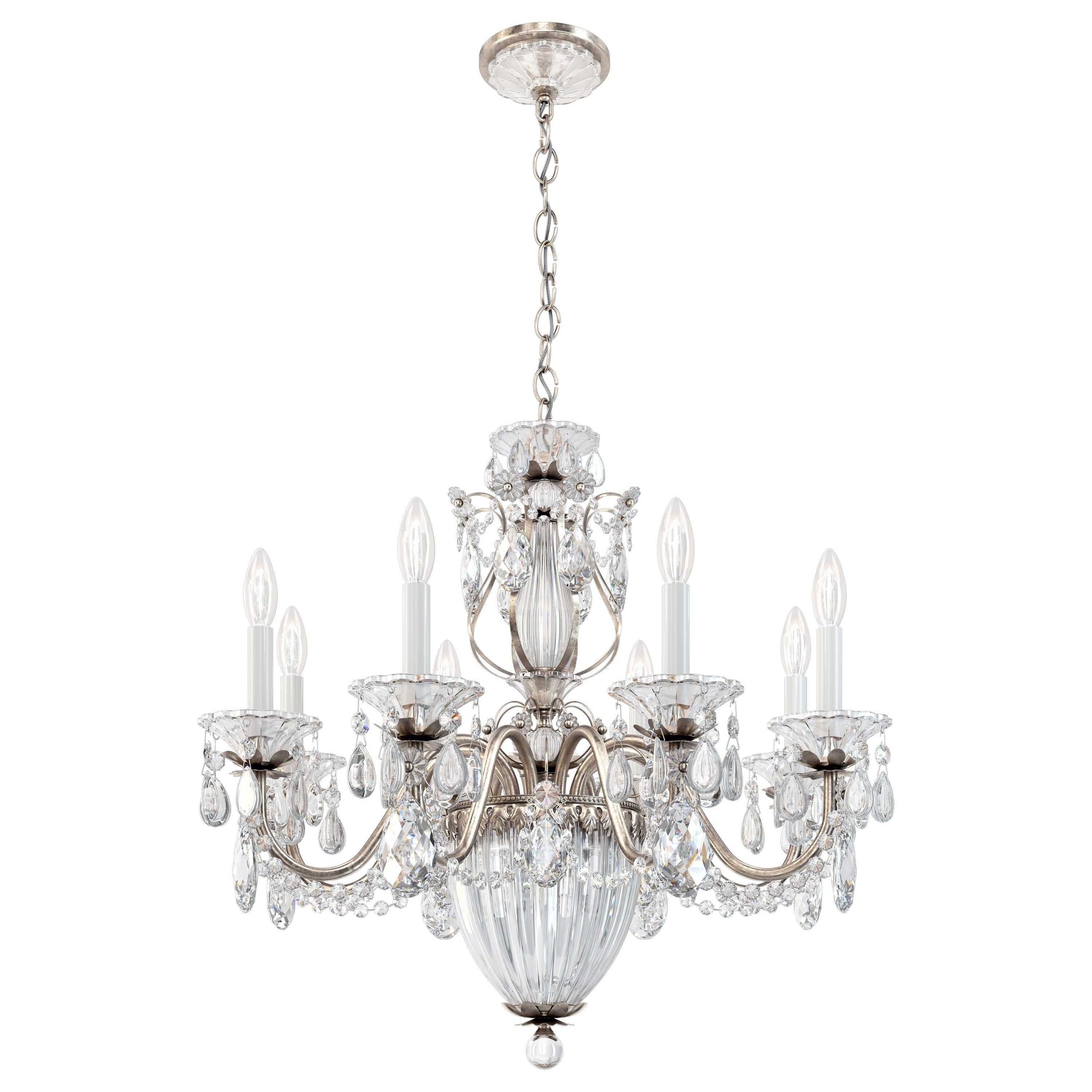 Bagate 11-Light Crystal Chandelier - Elegant Dining Room Lighting Fixture for Modern Home Decor