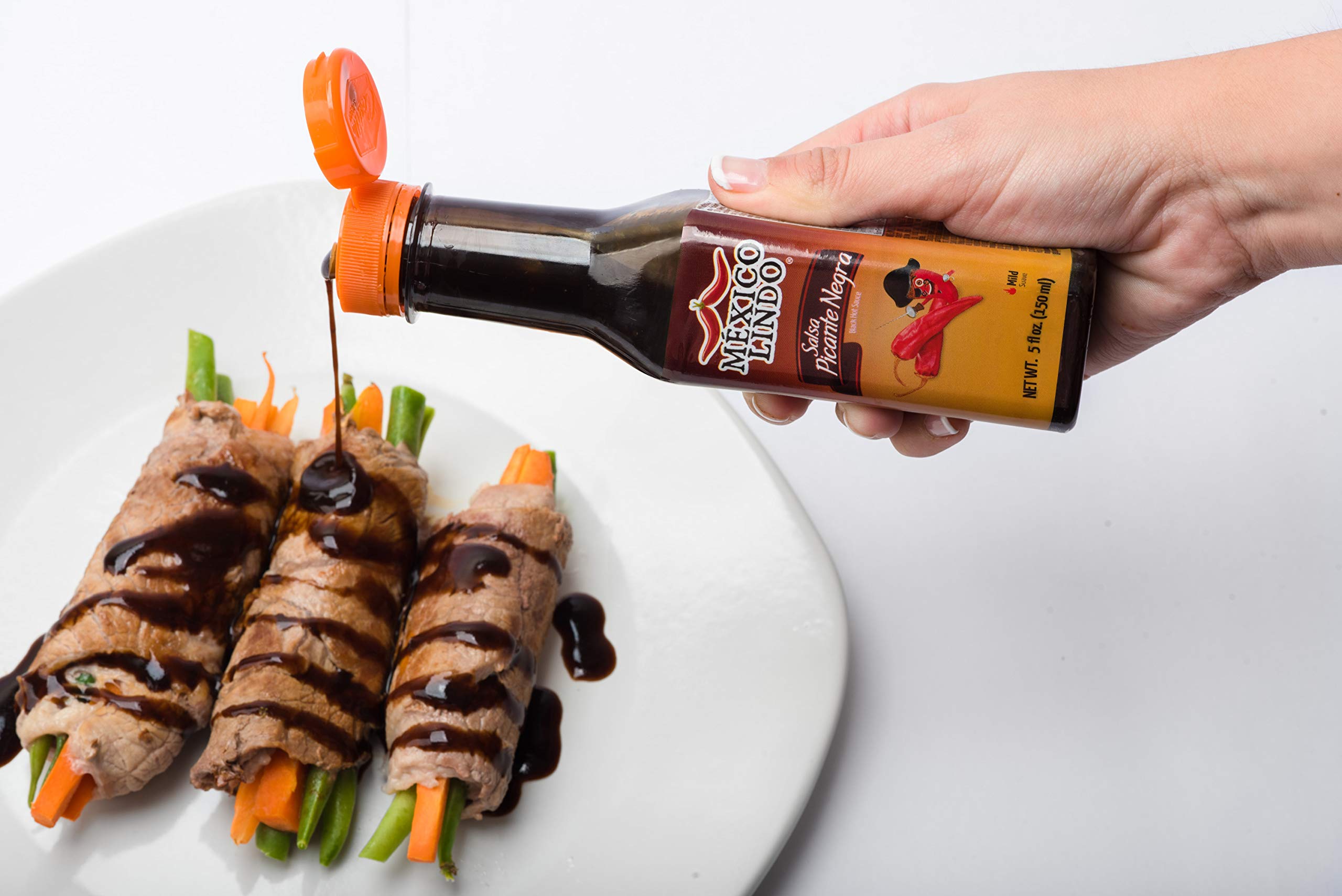 Mexico Lindo Hot Sauce Variety Pack - 6 Bottles (37 Fl Oz) | Includes Amor Chamoy Sauce & 5 Spicy Flavors | Authentic Mexican Hot Sauces for Tacos, Wings & Cooking | Perfect Gift for Hot Sauce Lovers