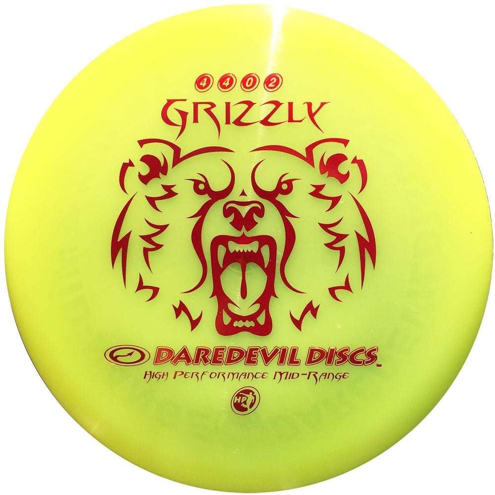 Daredevil Disc Golf Grizzly (HP) Mid Range Frisbee - Premium Golf Disc for Accurate Mid-Range Shots, Perfect for Recreational Play and Competitive Tournaments