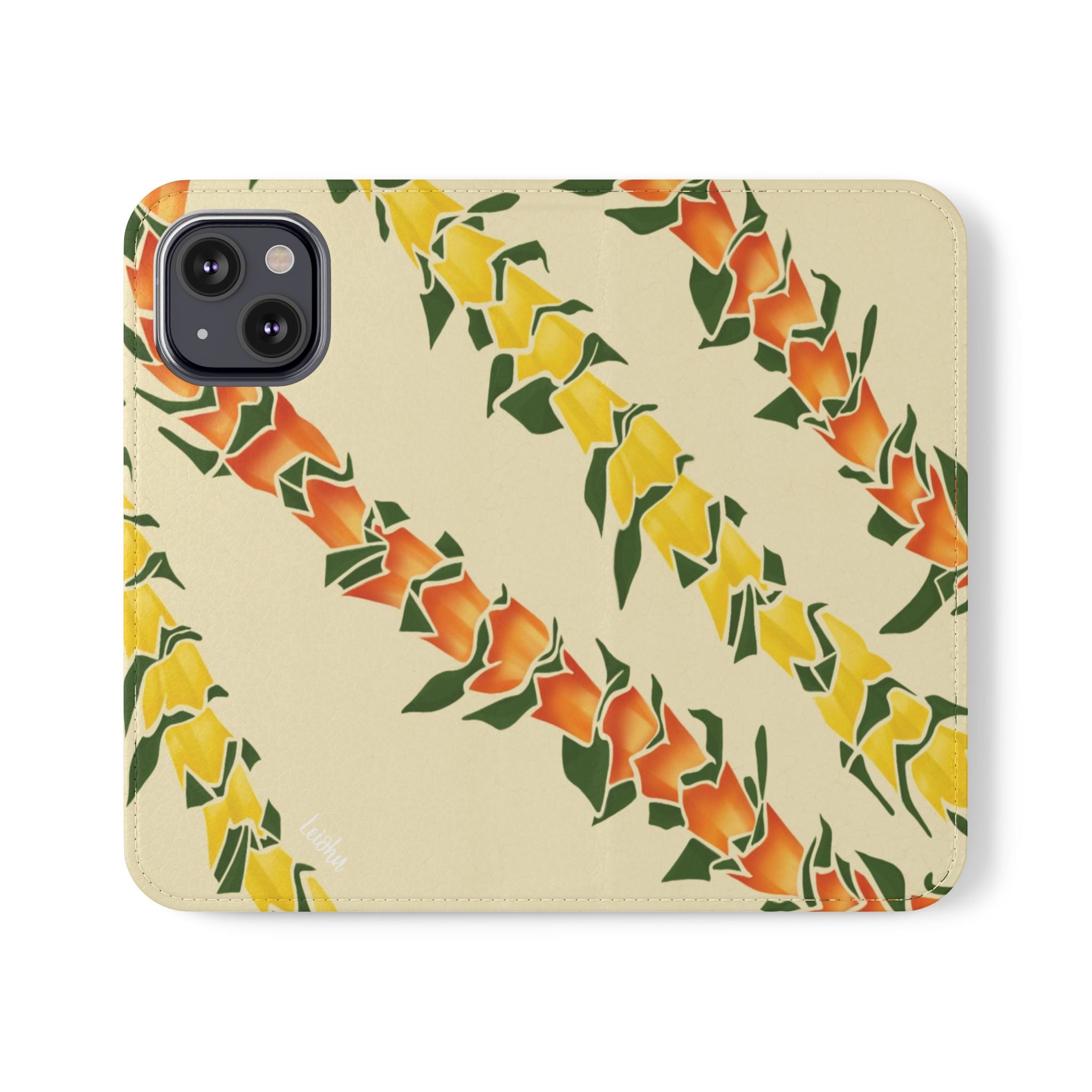 Hala Lei Folio Case for iPad - Premium PU Leather Protective Cover with Hand Strap & Card Slots, Perfect for Work, Travel, and Everyday Use