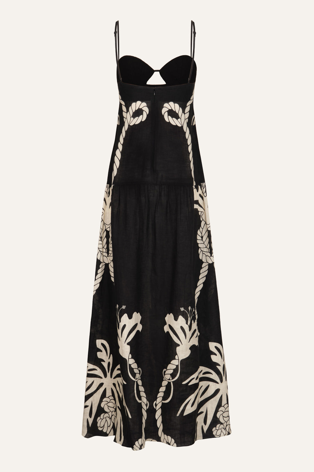 Enlightened Women's Summer Floral Sailor Dress - Elegant Sleeveless A-Line Sundress for Beach, Vacation & Casual Wear