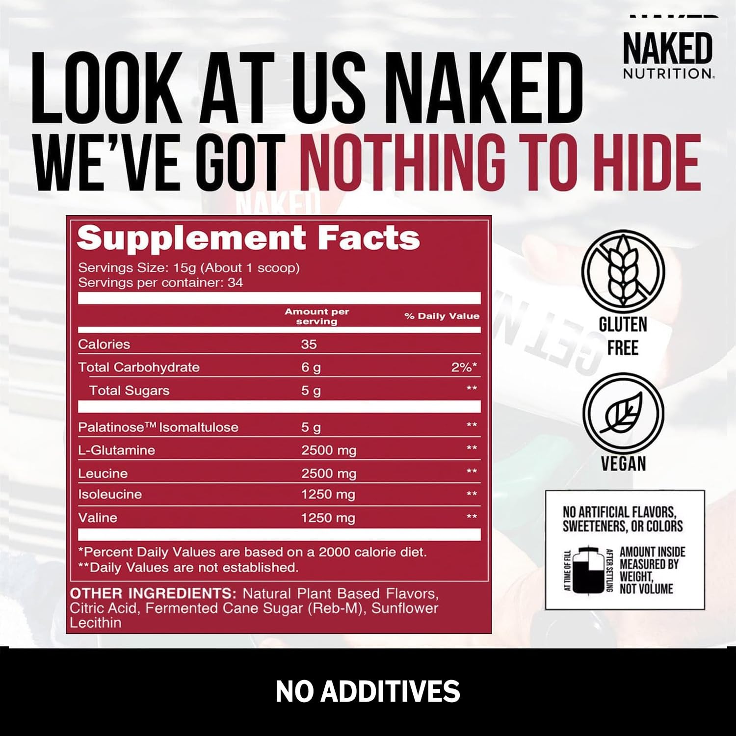**Cherry Lime BCAA Powder - 100% Pure 2:1:1 Branched Chain Amino Acids, Vegan, All-Natural Supplement (501g, 34 Servings) | Post-Workout Recovery & Muscle Growth Support**