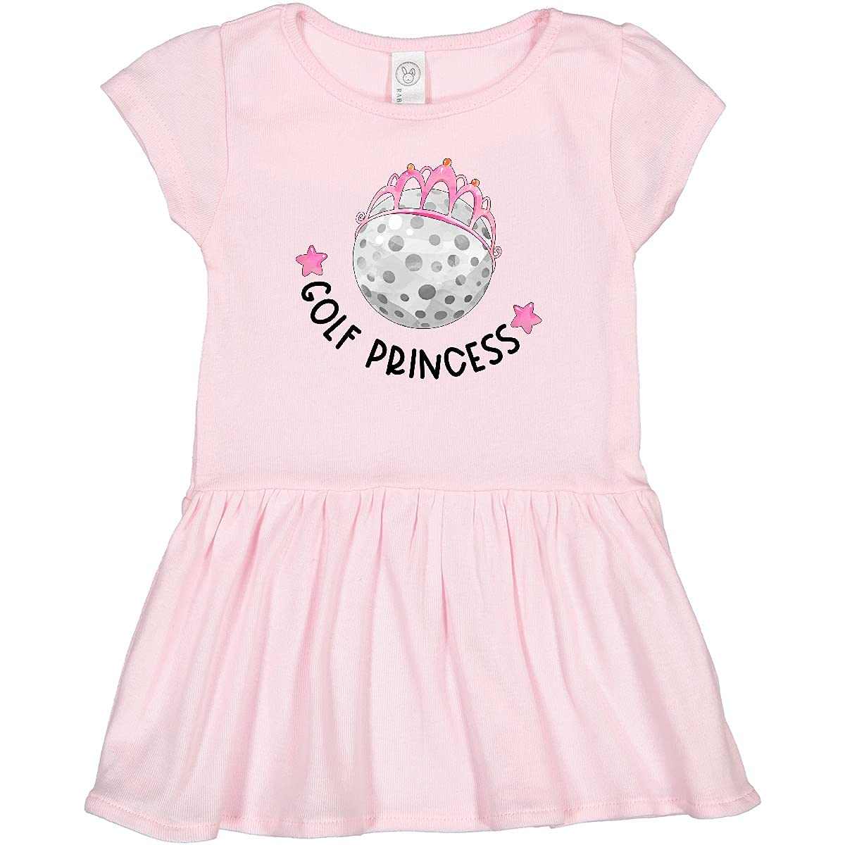 Inktastic Golf Princess Tiara Toddler Dress - Cute & Comfortable Girls' Golf Outfit for Parties, Playdates & Special Occasions