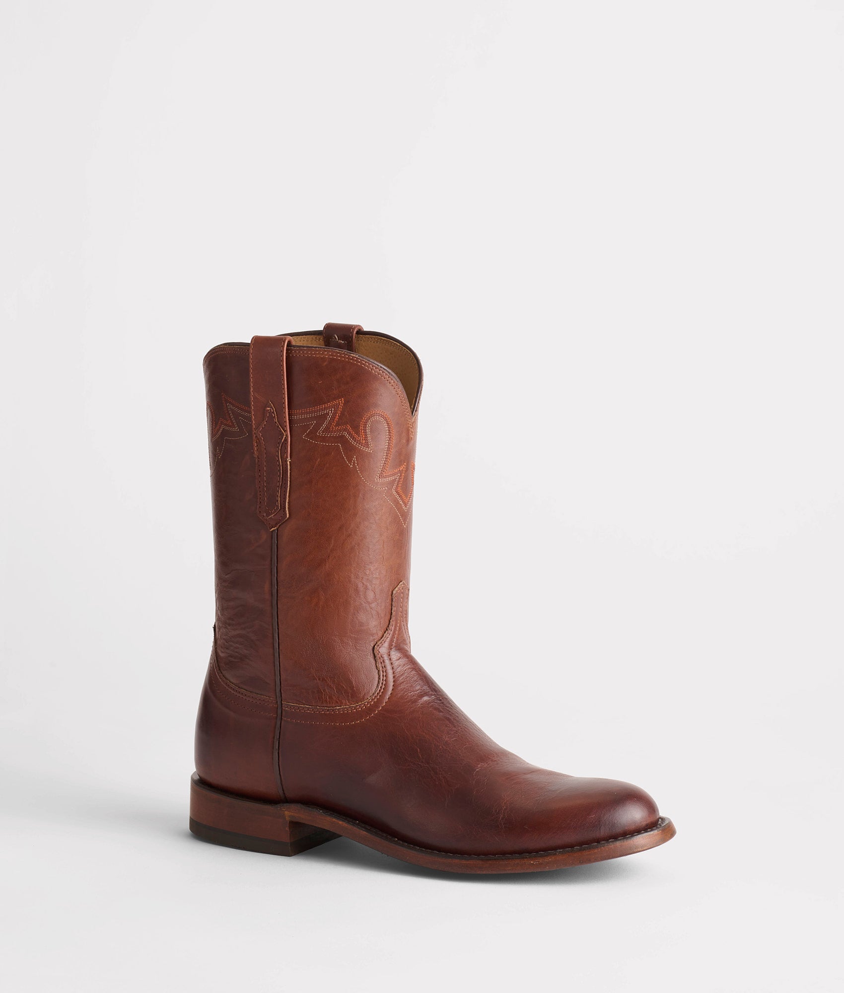 Sunset Roper Tan Ranch Hand Cowboy Boots - Western Style Leather Boots for Men | Perfect for Rodeo, Country Dancing & Outdoor Adventures
