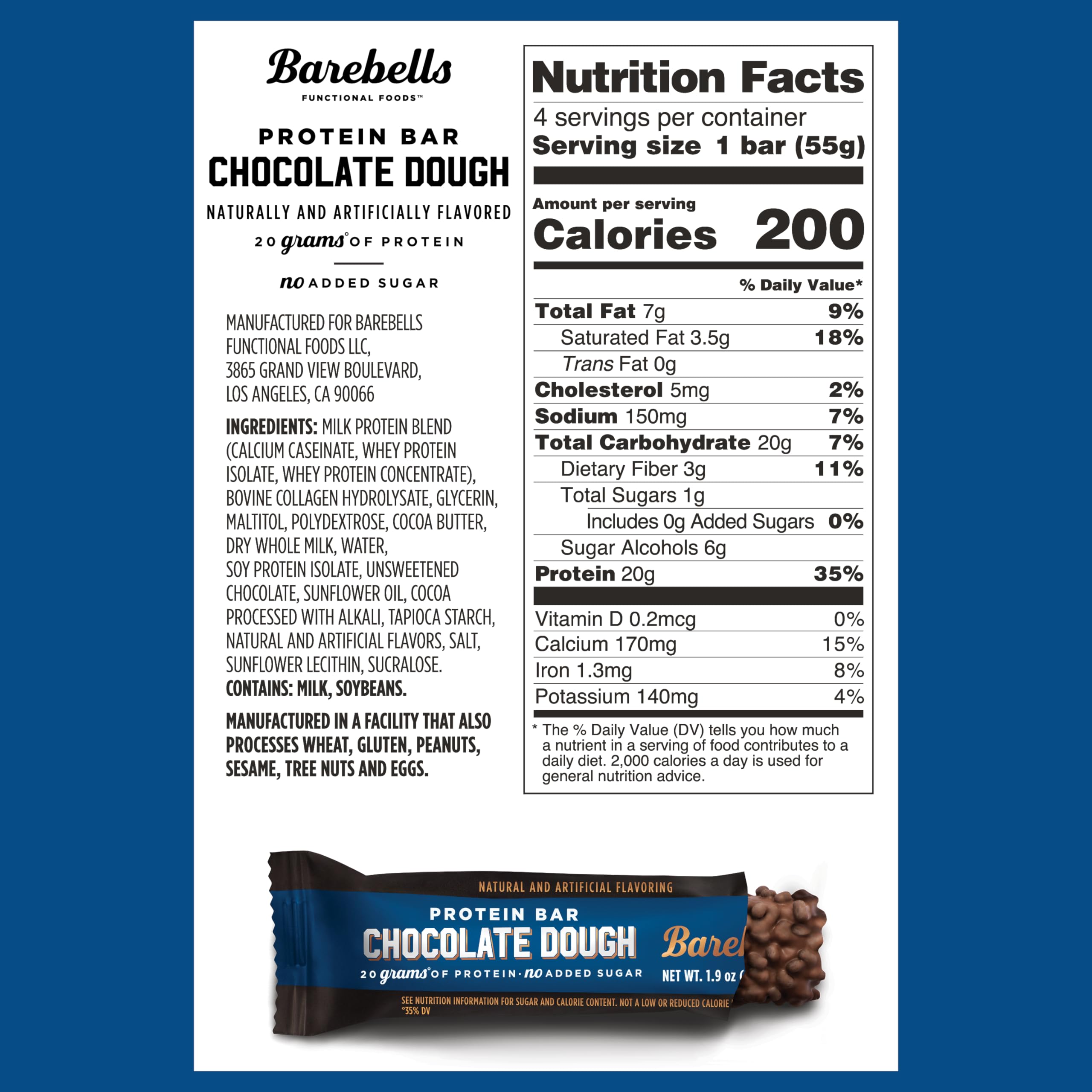 Barebells High Protein Bars Variety Pack - 16 Count (1.9oz Each) | 20g Protein, Low Sugar (1g) | Chocolate Flavored Protein Snacks for Fitness, Weight Loss & Post-Workout Recovery