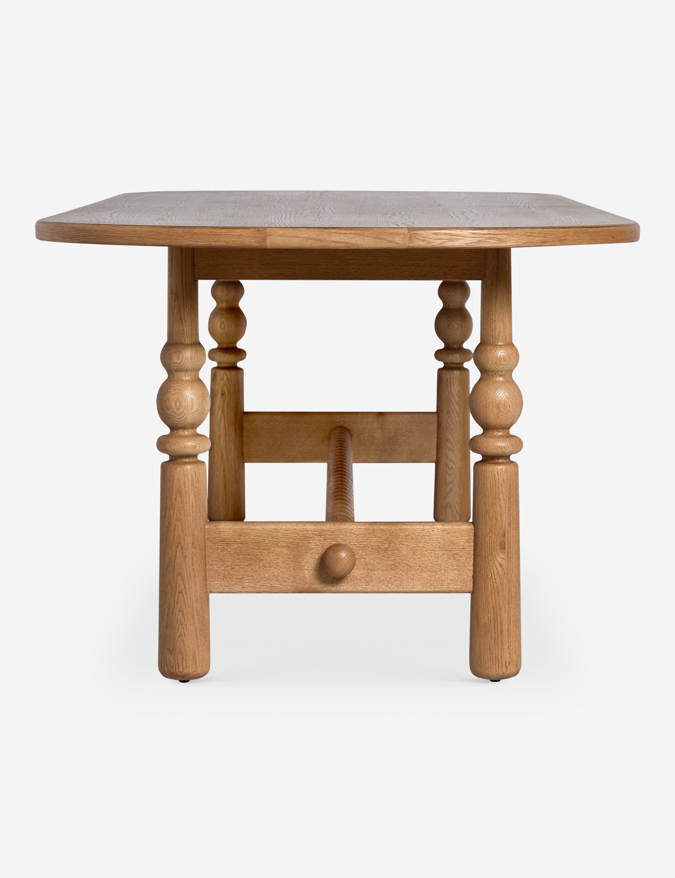 Blume Oval Dining Table - Modern Wooden Kitchen Table for 6 - Perfect for Family Dinners & Entertaining Guests