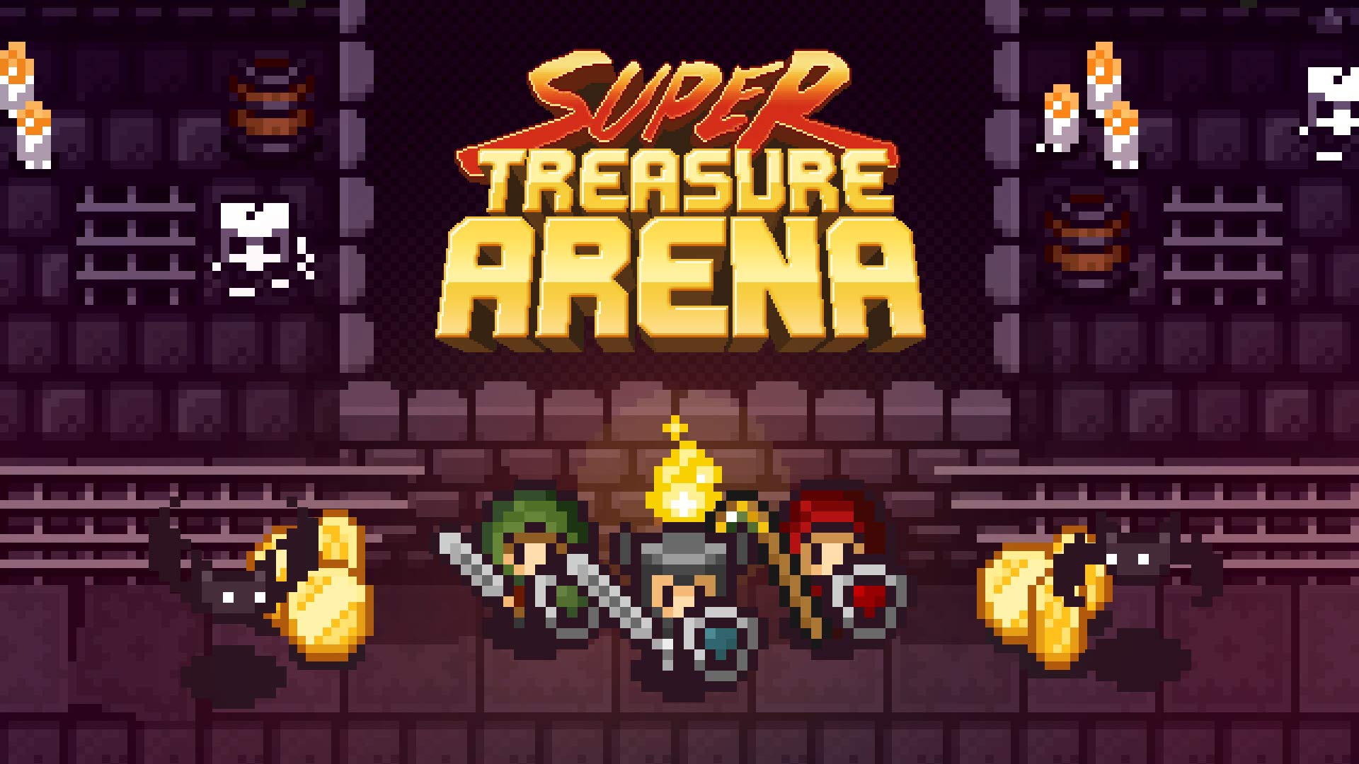 Super Treasure Arena - Nintendo Switch Digital Download Code | Action-Adventure Game for Kids & Adults | Perfect for Family Game Nights & Solo Play