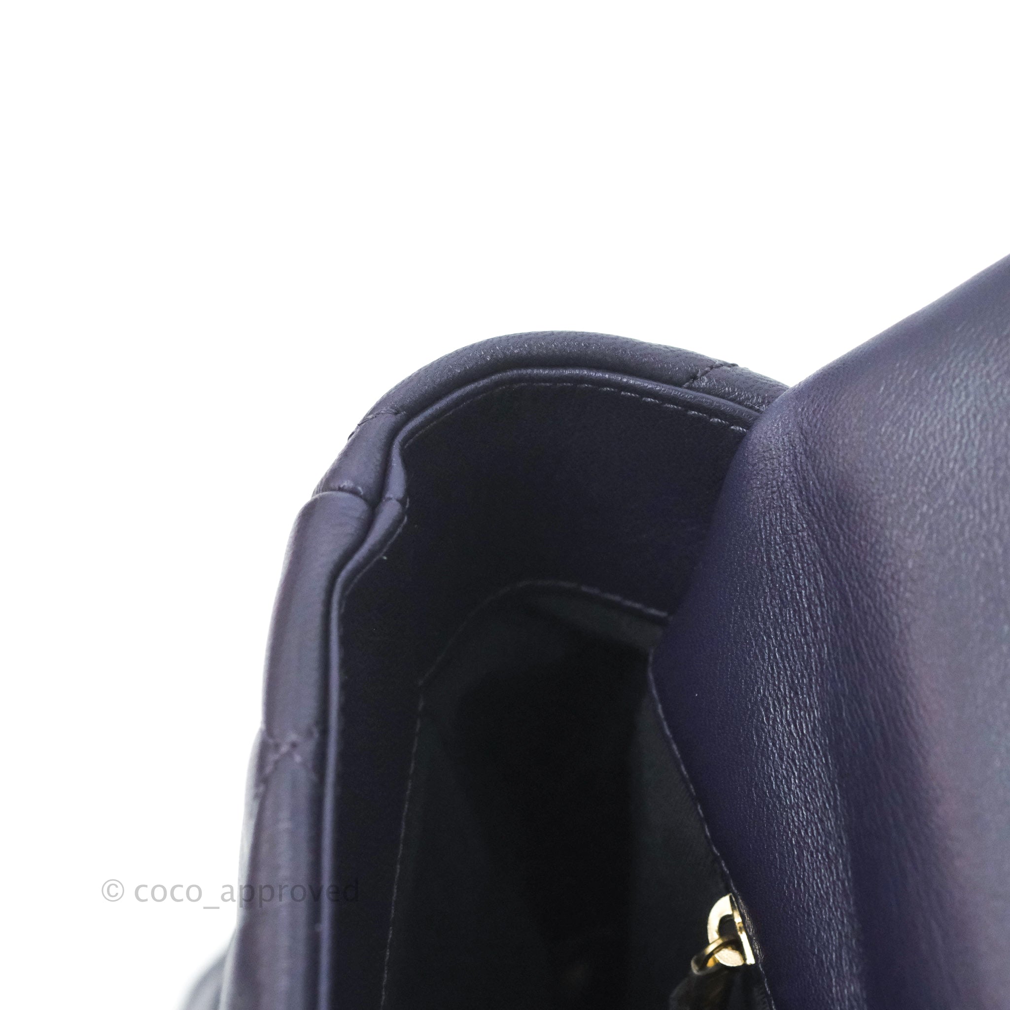 Chanel 19 Medium Flap Bag in Dark Purple with Mixed Hardware - Luxury Designer Handbag for Women, Perfect for Date Night & Special Occasions