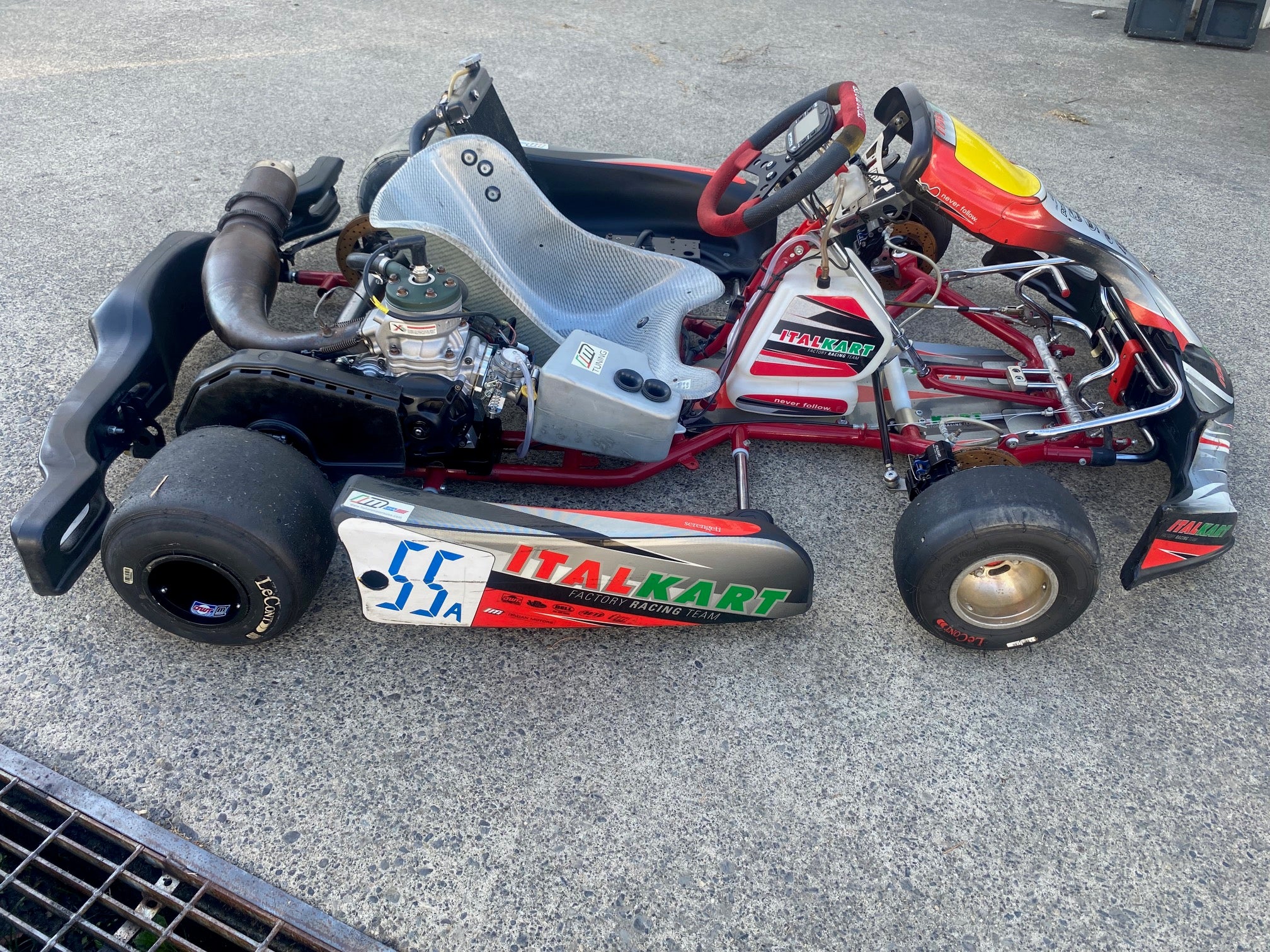 2019 Italkart Rapido with Rebuilt X125T Engine - High Performance Racing Kart for Track & Competition Use