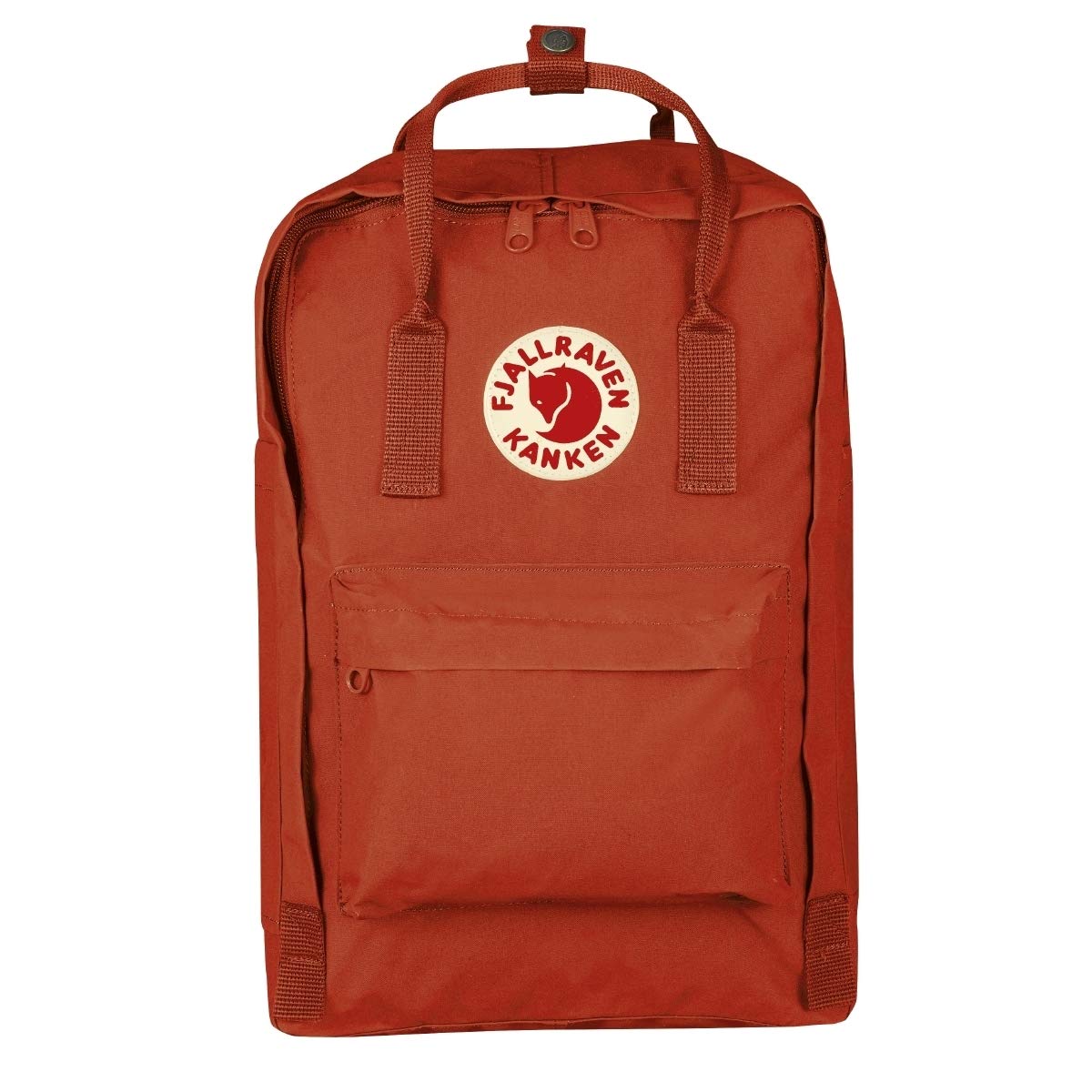Fjallraven Kanken Laptop Backpack 15 Inch - 18L (4.6 gal) Capacity - Durable & Stylish Rowan Red Backpack for Work, Business & Travel - Perfect for Commuting, Office & College Use