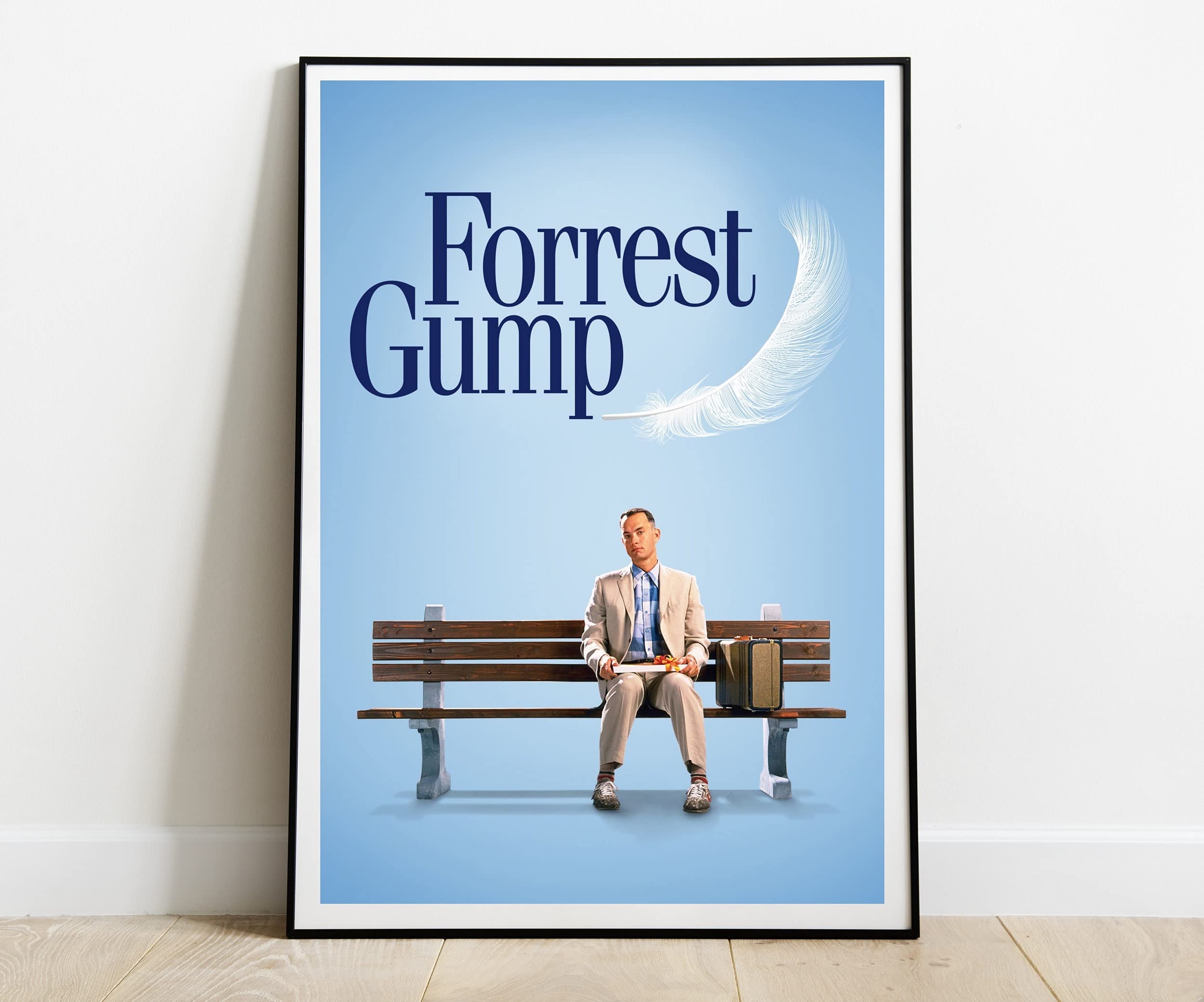 Forrest Gump Movie Poster - Unframed Wall Art Print | American Drama Film Decor for Living Room, Bedroom & Office | Cool Home Decor Gift Idea