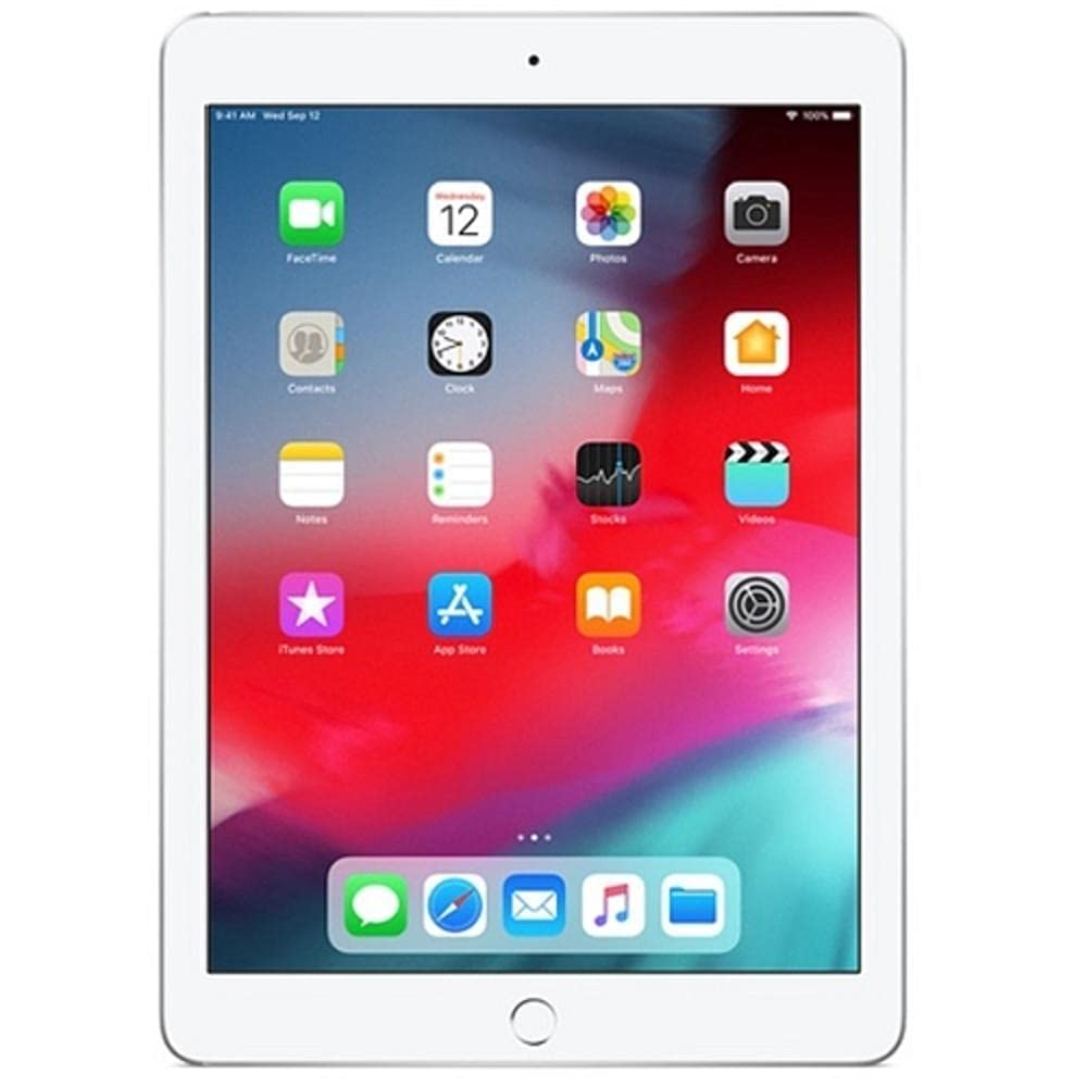 Refurbished 2018 Apple iPad 9.7-inch Wi-Fi 32GB - Silver | Fast Performance for Work, School & Entertainment | Perfect for Online Classes, Business Meetings & Streaming