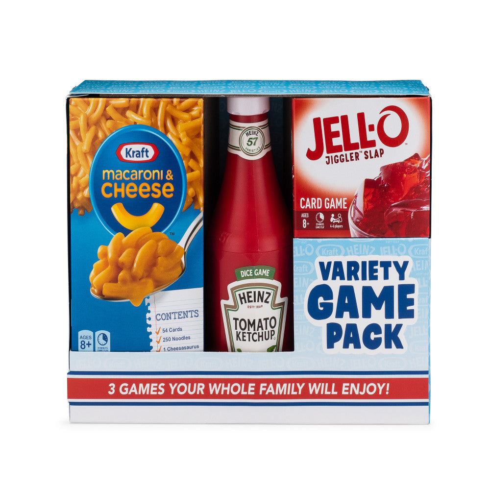 Big G Creative Kraft Heinz Jell-O Family Game Night Variety Pack - Fun Board Games for Family Game Nights, Parties & Gatherings