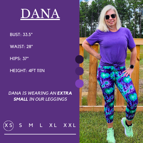 Vibrant Tie Dye Leggings for Women - High Waisted Yoga Pants with Pockets - Soft Stretchy Workout Leggings for Running, Gym & Lounge Wear