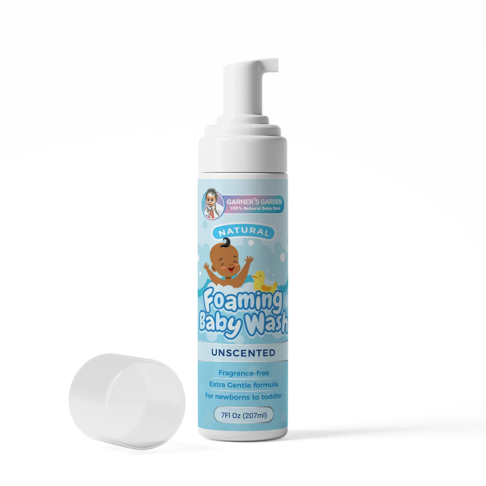 Gentle Foaming Baby Wash & Shampoo - Tear-Free, Hypoallergenic for Sensitive Skin - Perfect for Newborns, Infants & Toddlers - Bath Time & Daily Cleansing