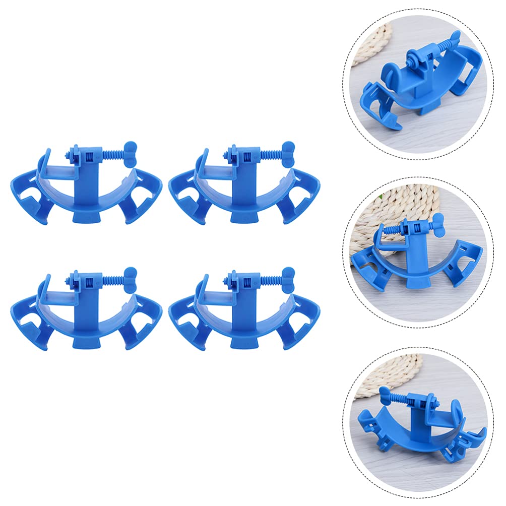 Balacoo 4pcs Aquarium Water Changer Hose Clamp - Plastic Fish Tank Clips for Secure Outlet Fixing, Premium Aquarium Accessories for Fish Tank Maintenance and Water Change