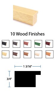 10 x 12 Wood Picture Frames - Premium Solid Wood Poster Display Frames (Set of 1) for Wall Art, Photos, and Certificates - Perfect for Home Decor, Office, and Gallery Displays