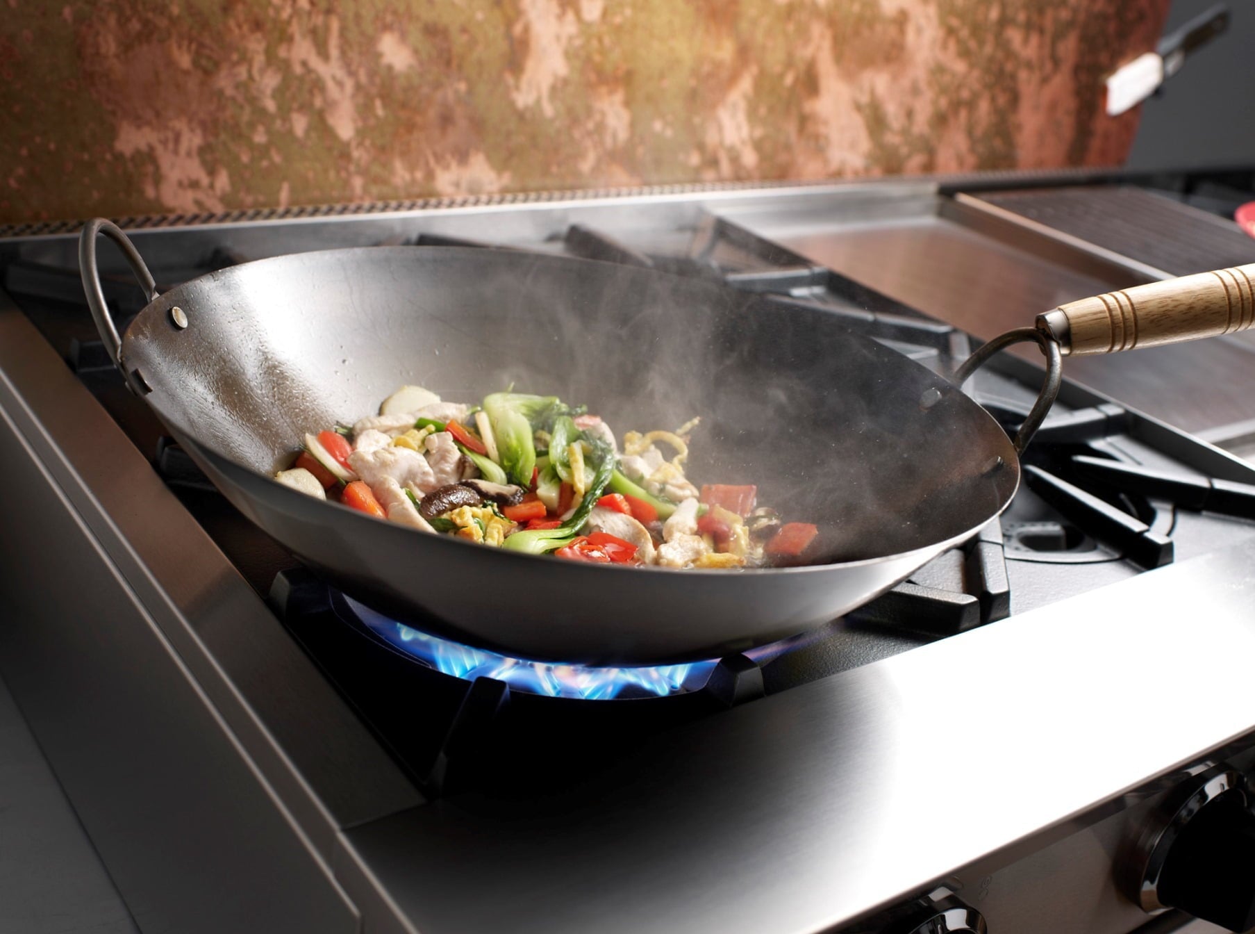 Bluestar RNB484FTBV2 48-Inch Professional Gas Range with 24-Inch French Top - Ideal for Home Chefs & Commercial Kitchens