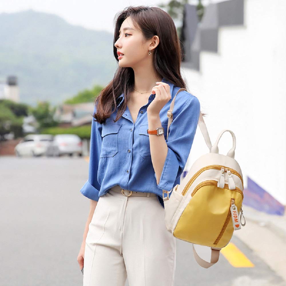 Zhongningyifeng Women's Small Nylon Backpack - Lightweight Mini Travel Purse & Shoulder Bag for Ladies | Perfect for Daily Commute, Weekend Getaways & College Campus Use