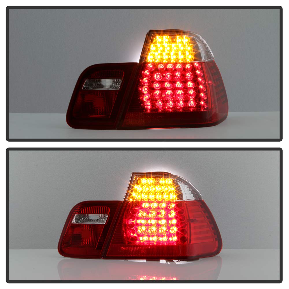BMW 3-Series E46 LED Tail Lights (2002-2005) - Euro Style Brake Lights for Enhanced Visibility & Style | Perfect for Night Driving & Car Customization
