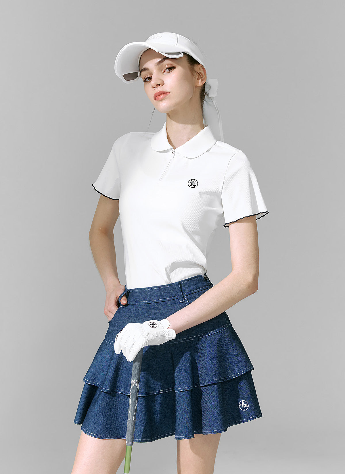 Women's Round Neck Ruffle Short Sleeve Blouse - Casual Summer Tops for Work, Date Night & Vacation Outfits