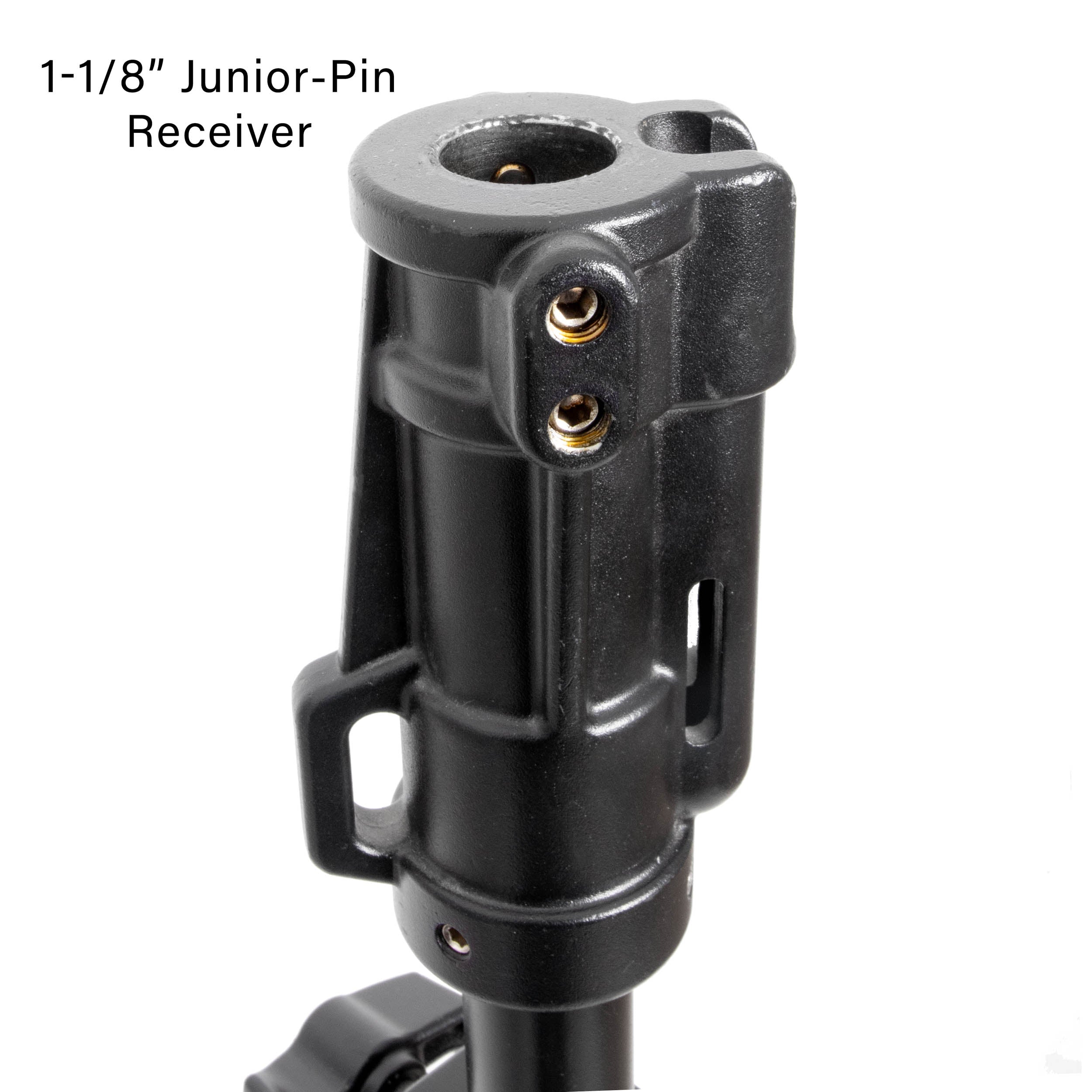 Heavy Duty Wheeled Golf Bag Stand - 1 1/8 Junior Pin Connection (Stand Only) | Portable Golf Cart for Junior Clubs | Perfect for Driving Range & Course Practice
