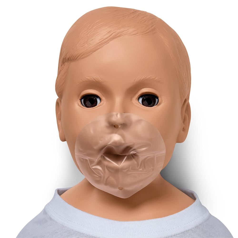 1 Year CPR Training Simulator with I.V. Arm & I.O Access - OMNI® Code Blue Dark | Emergency Medical Practice, First Responder Scenarios, Nursing School Education