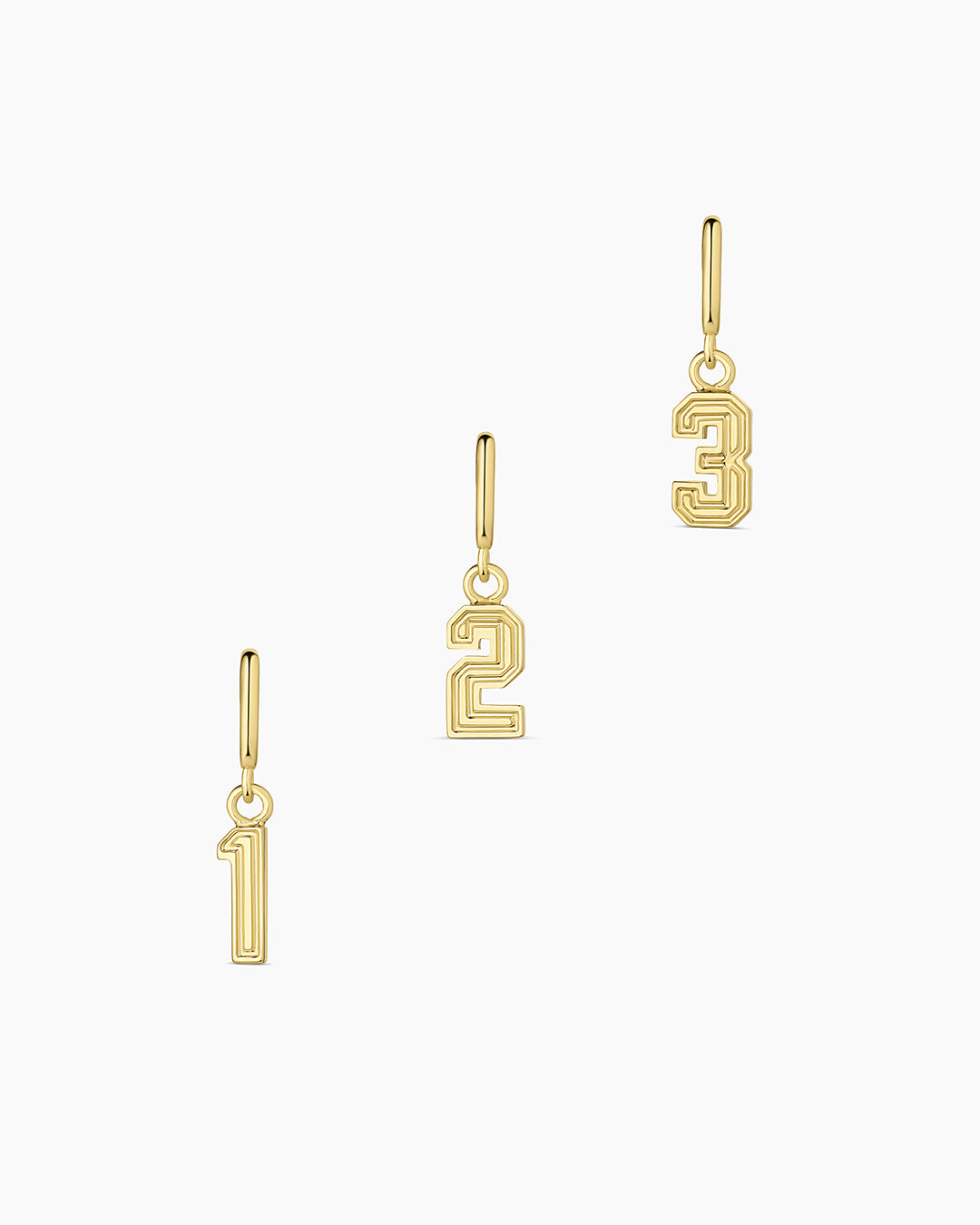 Varsity Numbers Parker Charm - Stylish Letterman Jacket Accessory for High School & College Sports Fans - Perfect for Game Days, Graduation Gifts & Team Spirit Events