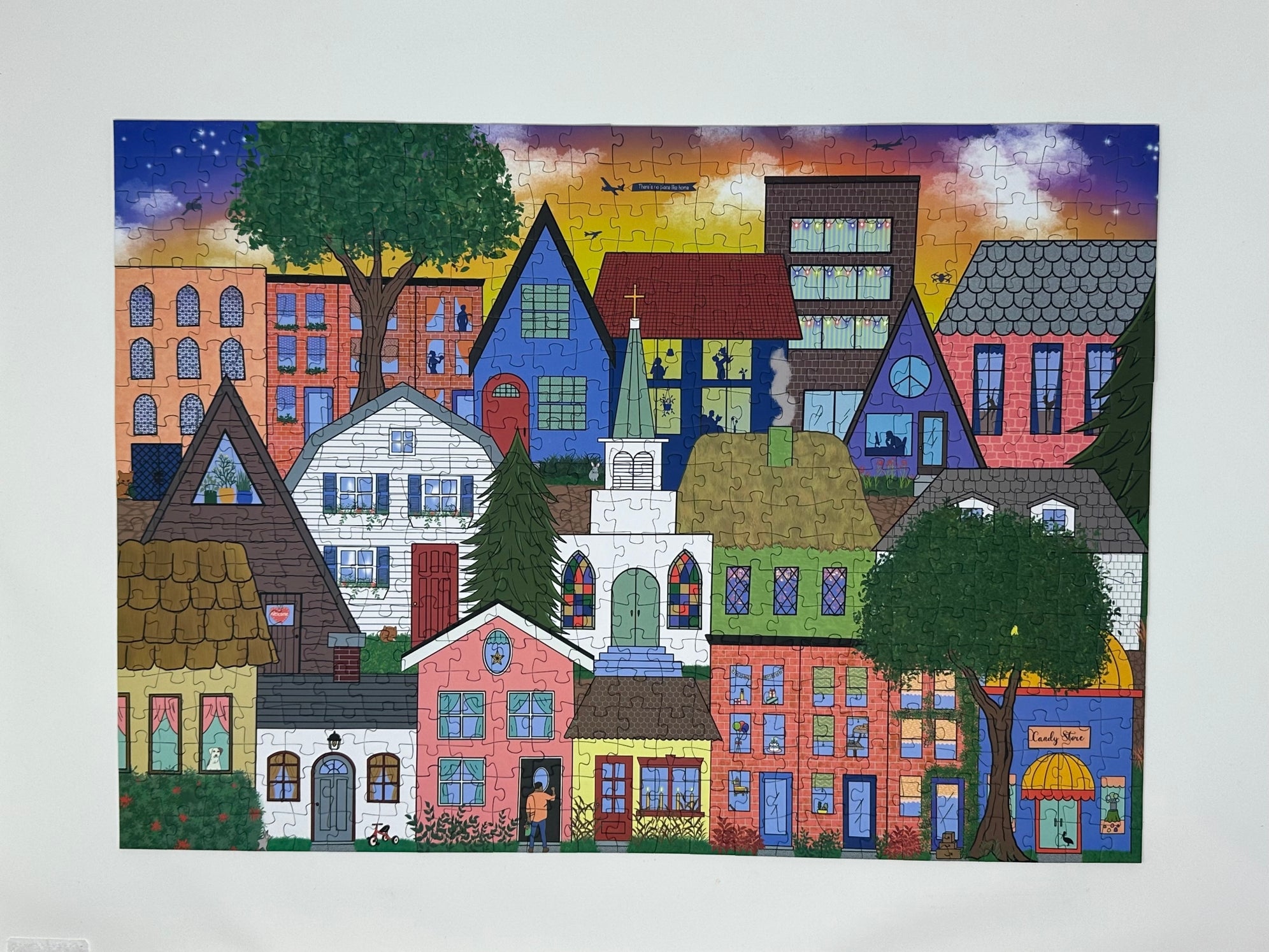 City Sunset 500 Piece Jigsaw Puzzle for Adults - Challenging Landscape Puzzle Game for Family Night, Stress Relief & Home Decor