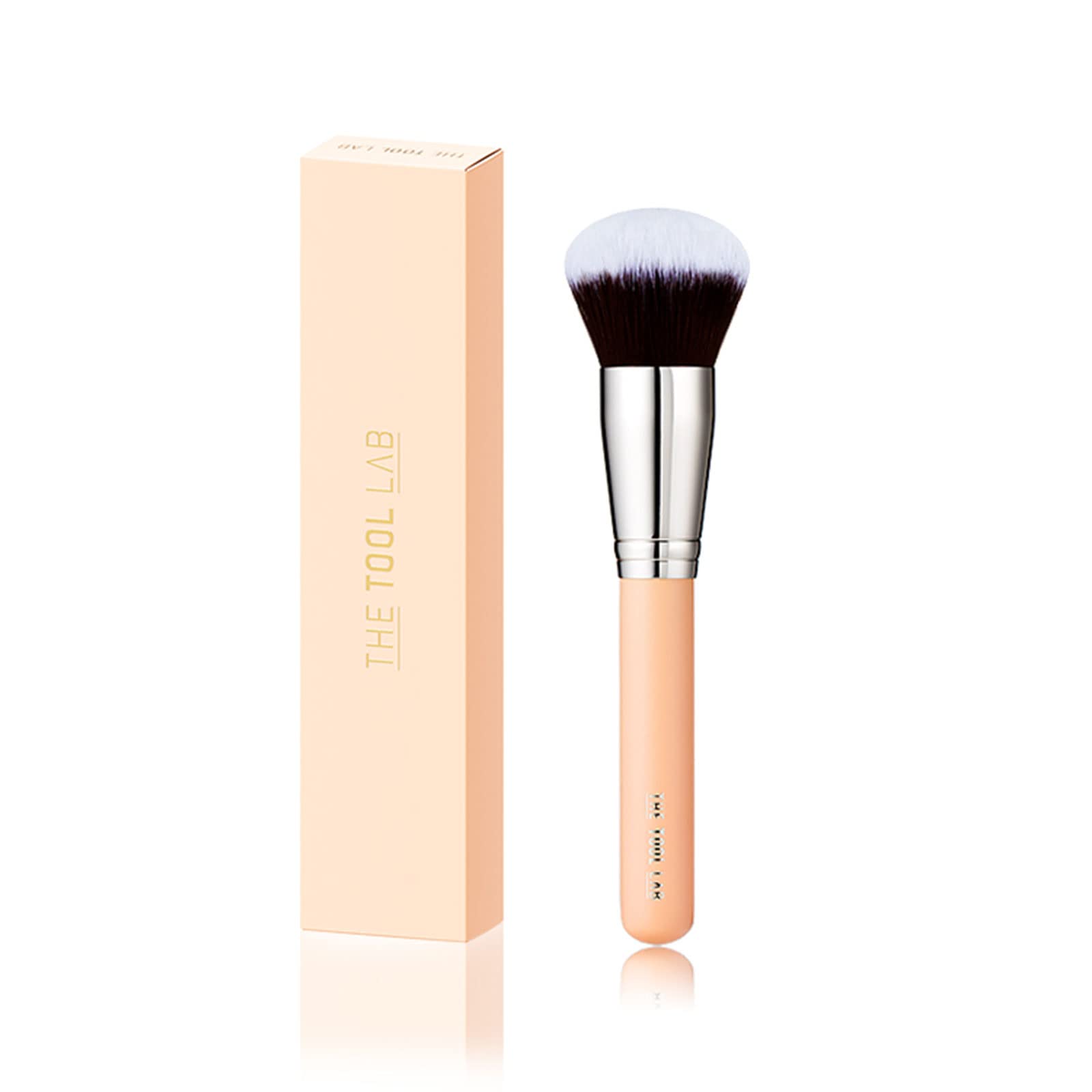 THE TOOL LAB 151 All Over Face Powder Brush - Premium Synthetic Bristles for Liquid, Powder & Contouring | Multi-Purpose Blush Brush for Flawless Makeup Application | Perfect for Daily Use & Professional Makeup Kits