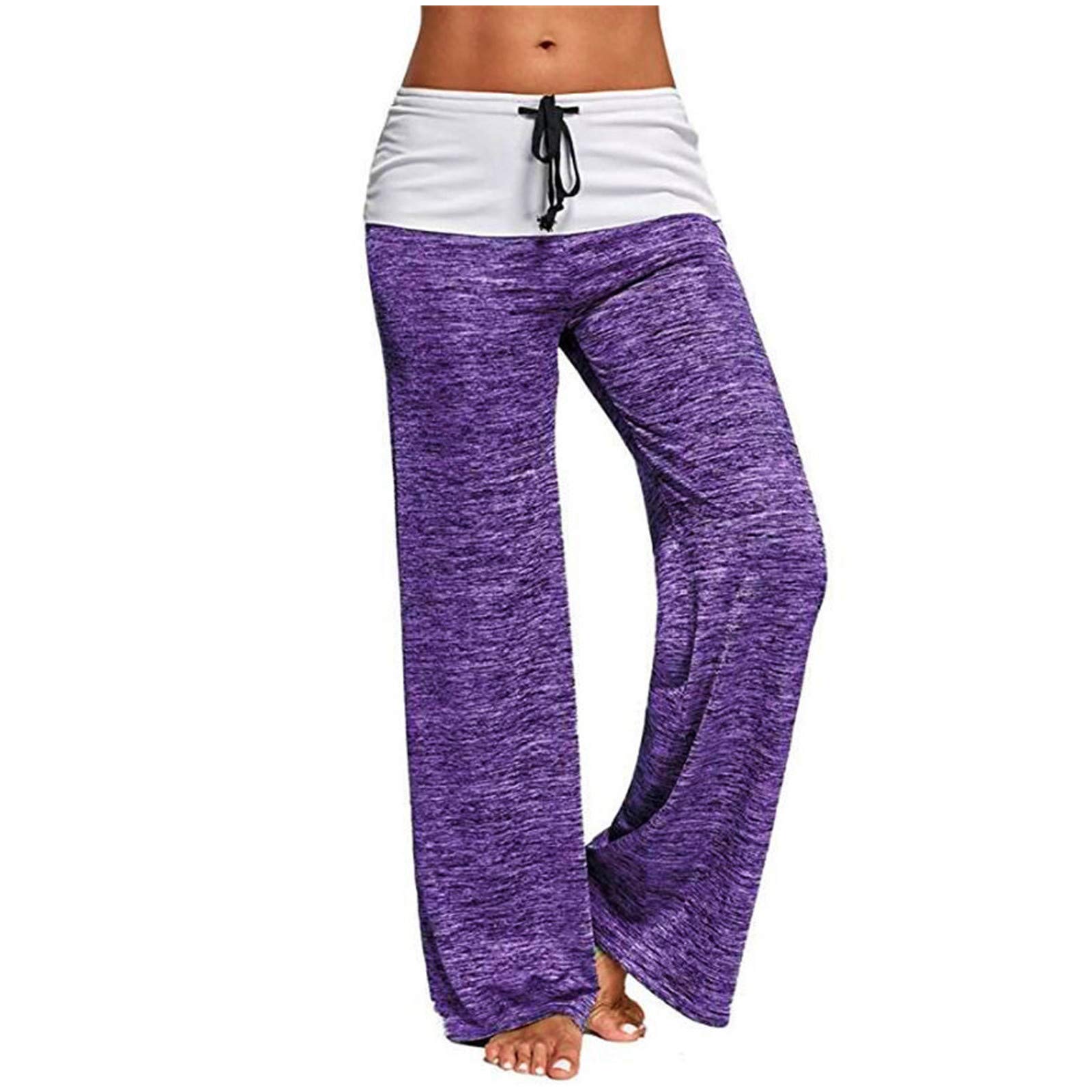 AODONG Women's Plus Size Sweatpants - Camouflage Printed Loose Lounge Pants, Yoga Pants with Drawstring, Comfortable Pajama Bottoms for Casual Wear, Home, Gym & Travel