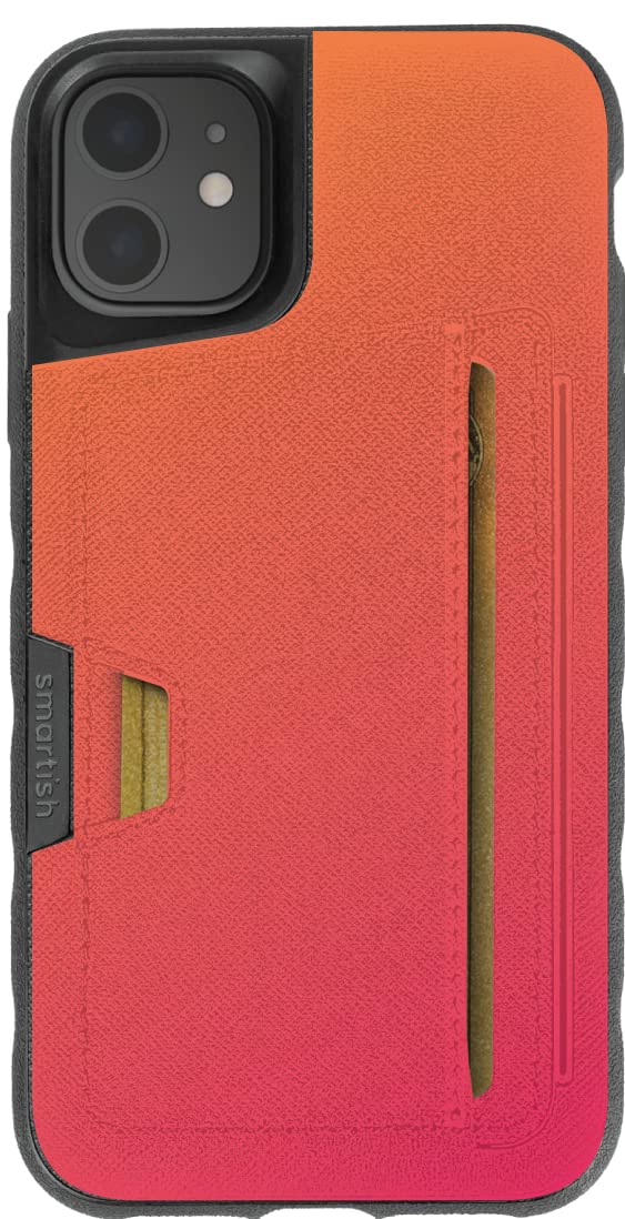 Smartish You're On Fire iPhone 11 Wallet Case - Slim Protective Kickstand Credit Card Holder for iPhone 11 | Perfect for Travel, Work & Everyday Use