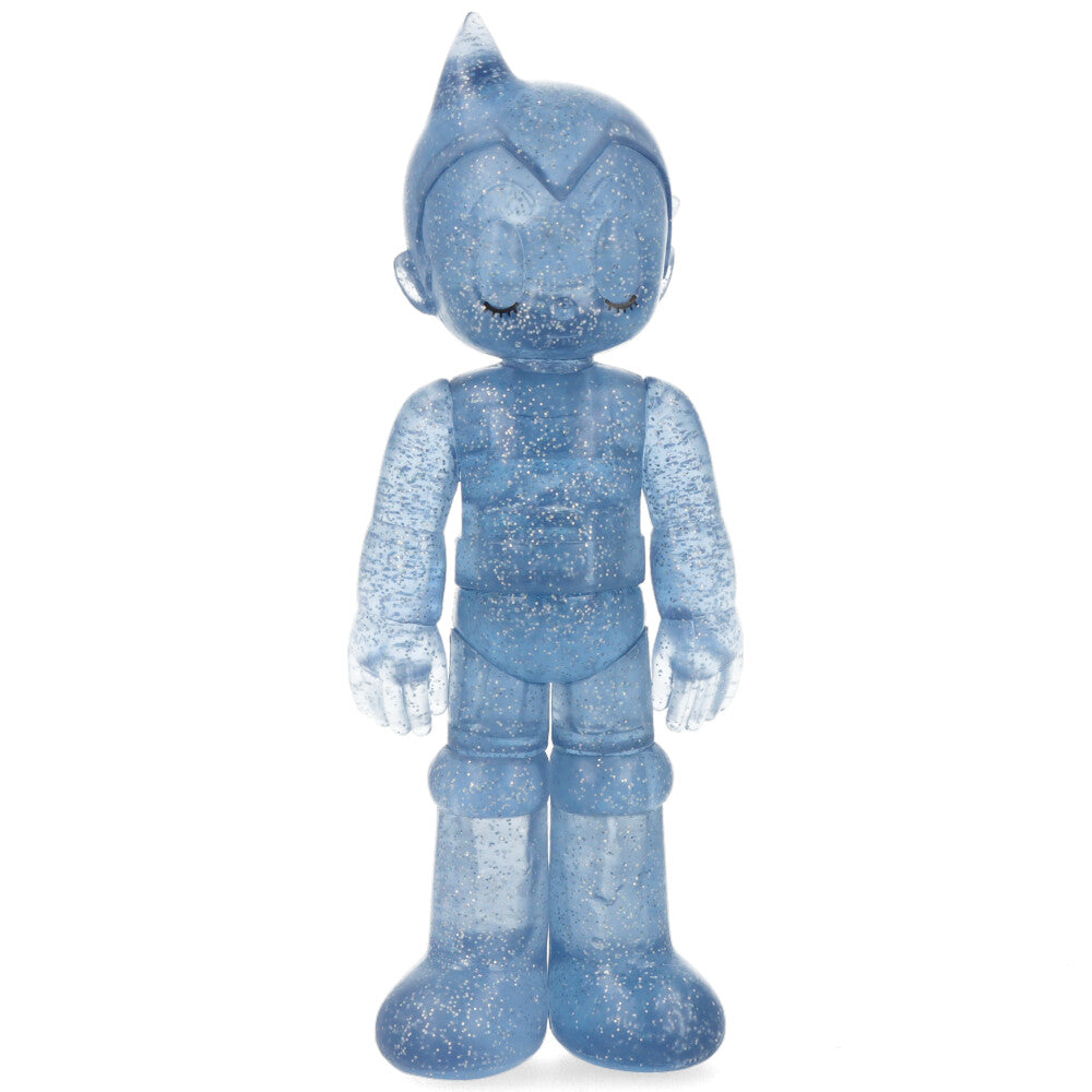 Astro Boy PVC Figure - Soda Blue Color with Closed Eyes Version - Perfect for Anime Collectors and Display Shelves