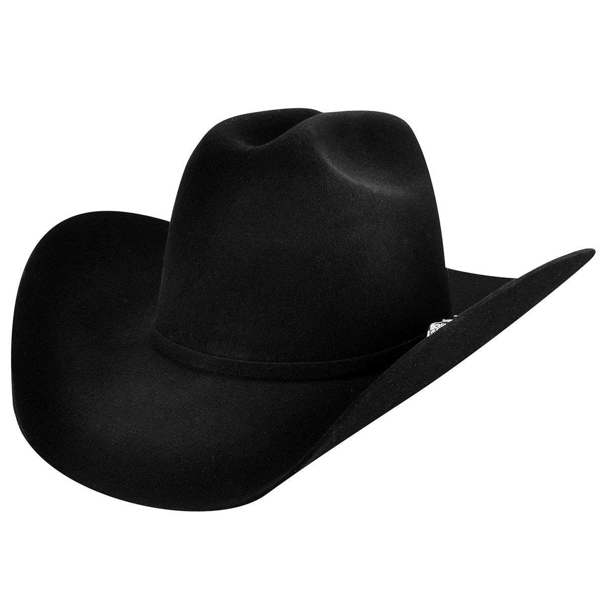 Bailey Western Wheeler 3X Cowboy Hat for Men - Black Felt Western Style Hat Size 7 3/4 - Perfect for Rodeo, Country Music Festivals & Outdoor Adventures