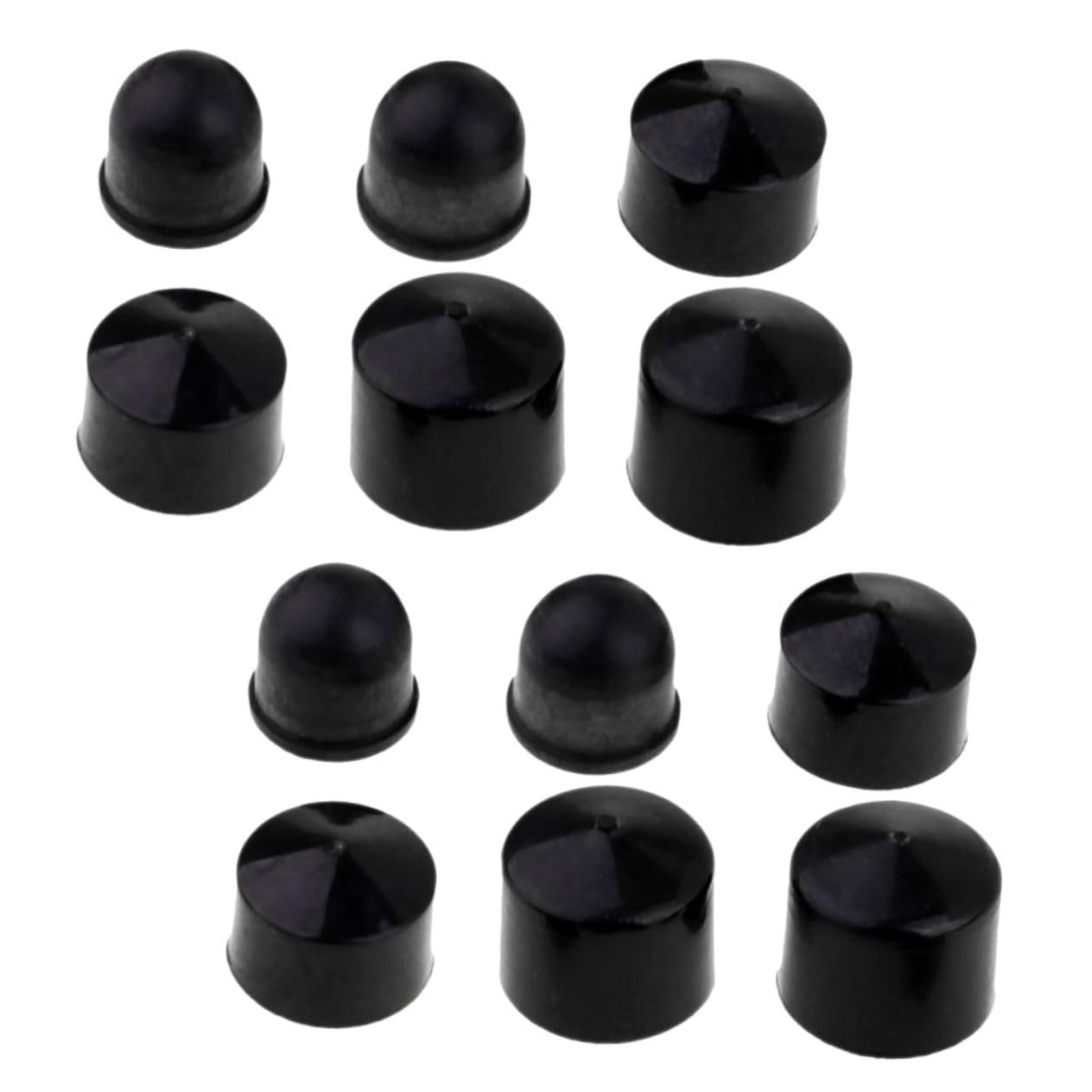 12pcs Skateboard Bowl Mat Roller Pivot Cups - Longboard Truck Replacement Parts & Accessories with Bones Bushings - Perfect for Skateboard Maintenance, Longboard Upgrades & Bowl Riding Accessories