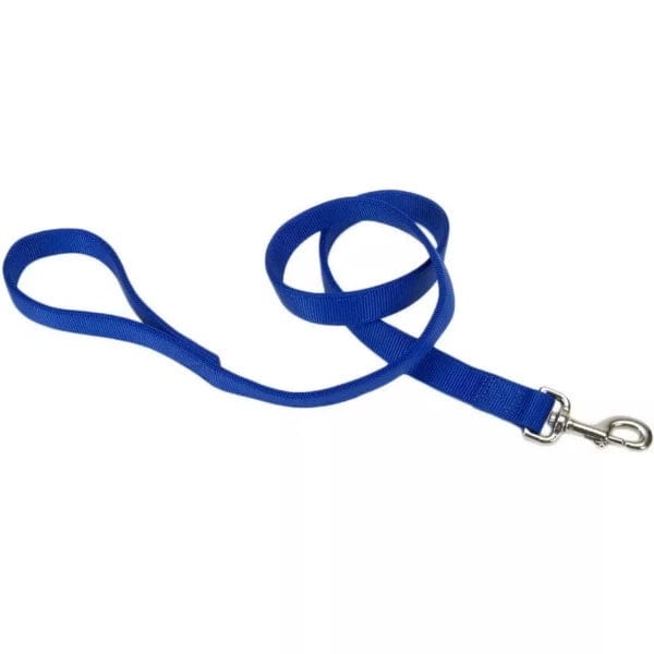 Premium Double Ply Nylon Dog Leash - Heavy Duty Reflective Pet Walking Lead for Medium to Large Dogs - Perfect for Outdoor Adventures, Night Walks & Training Sessions