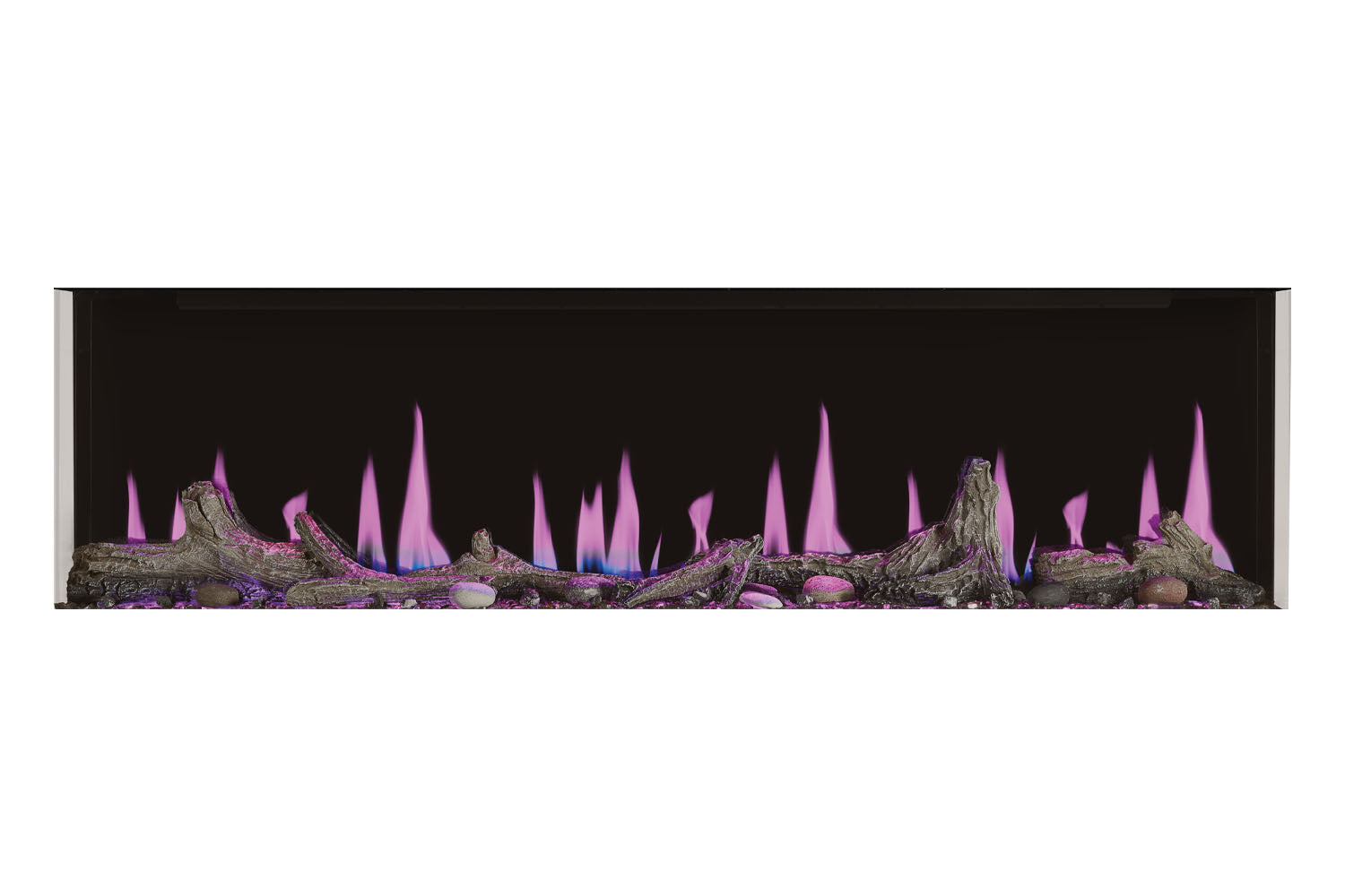 Napoleon Luminex 65-Inch LCD Virtual Smart Multi-Sided Built-In Electric Fireplace - Modern Heating Solution for Living Room, Bedroom & Office