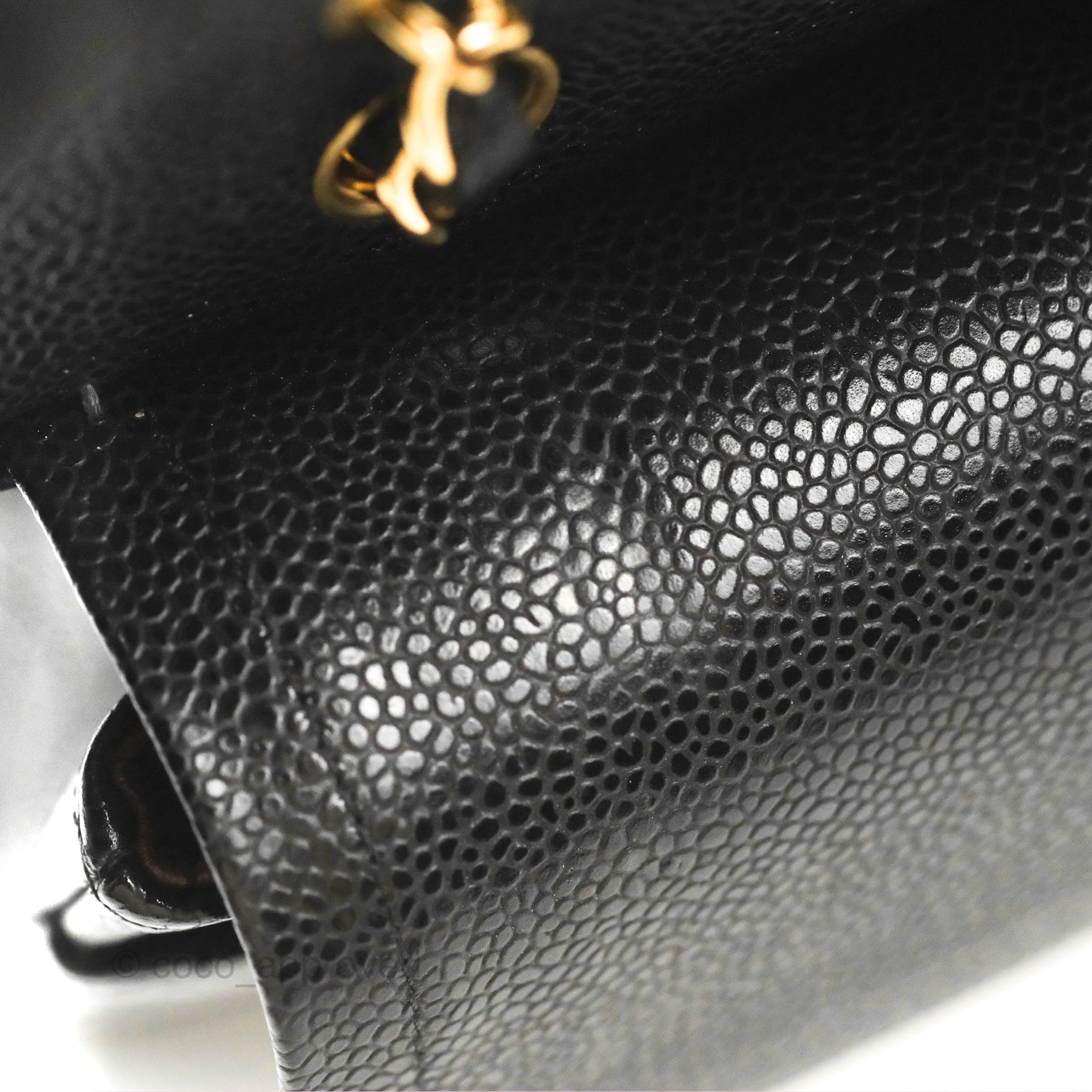 Chanel Classic Medium Double Flap Bag in Black Caviar Leather with Gold Hardware - Luxury Designer Handbag for Women, Perfect for Work, Evening Events & Special Occasions