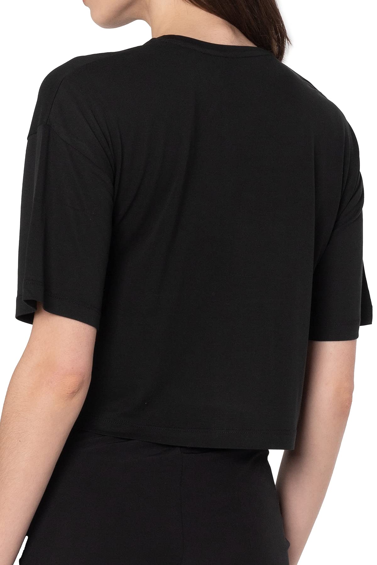 Pure & Simple Women’s Cropped T-Shirt - Soft Cotton Casual Tee for Summer | Perfect for Streetwear, Yoga & Everyday Outfits
