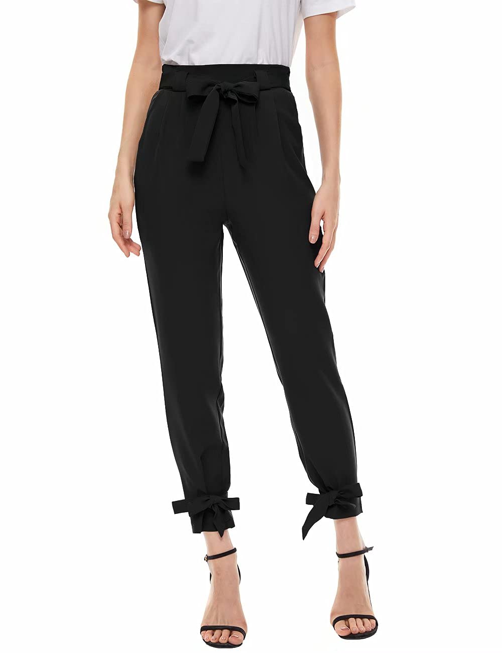ADILACA Women's High Waisted Work Pants - Business Casual Office Pants for Women | Comfortable & Professional for Work, Office & Everyday Wear