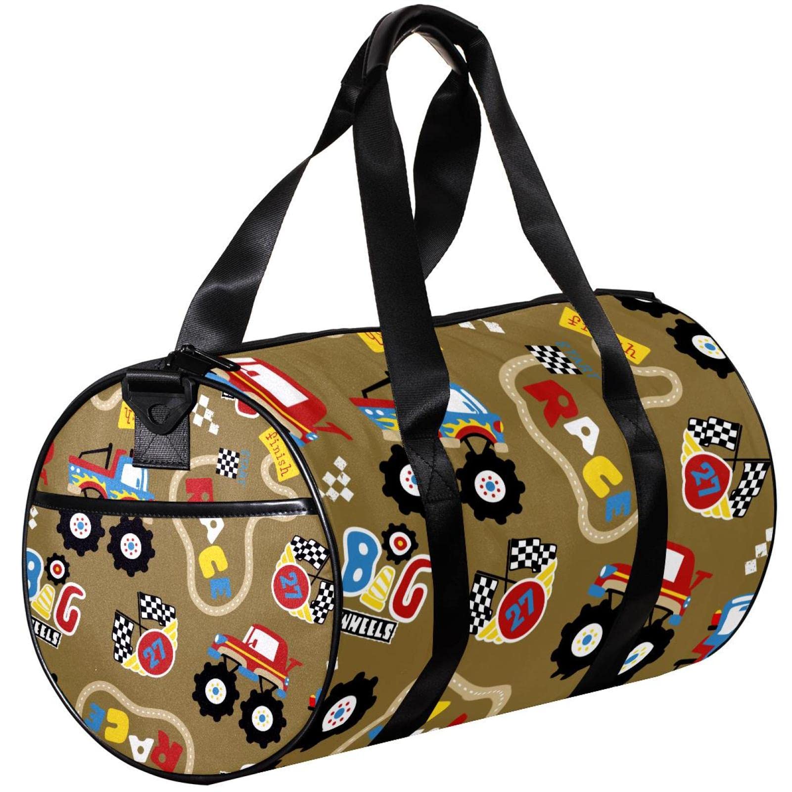 Lightweight Canvas Travel Duffel Bag - Waterproof Gym Bag for Sports, Workout, Hiking & Weekend Trips - Durable Carry-On Luggage for Men & Women (Perfect for Gym, Travel, Camping & Outdoor Adventures)