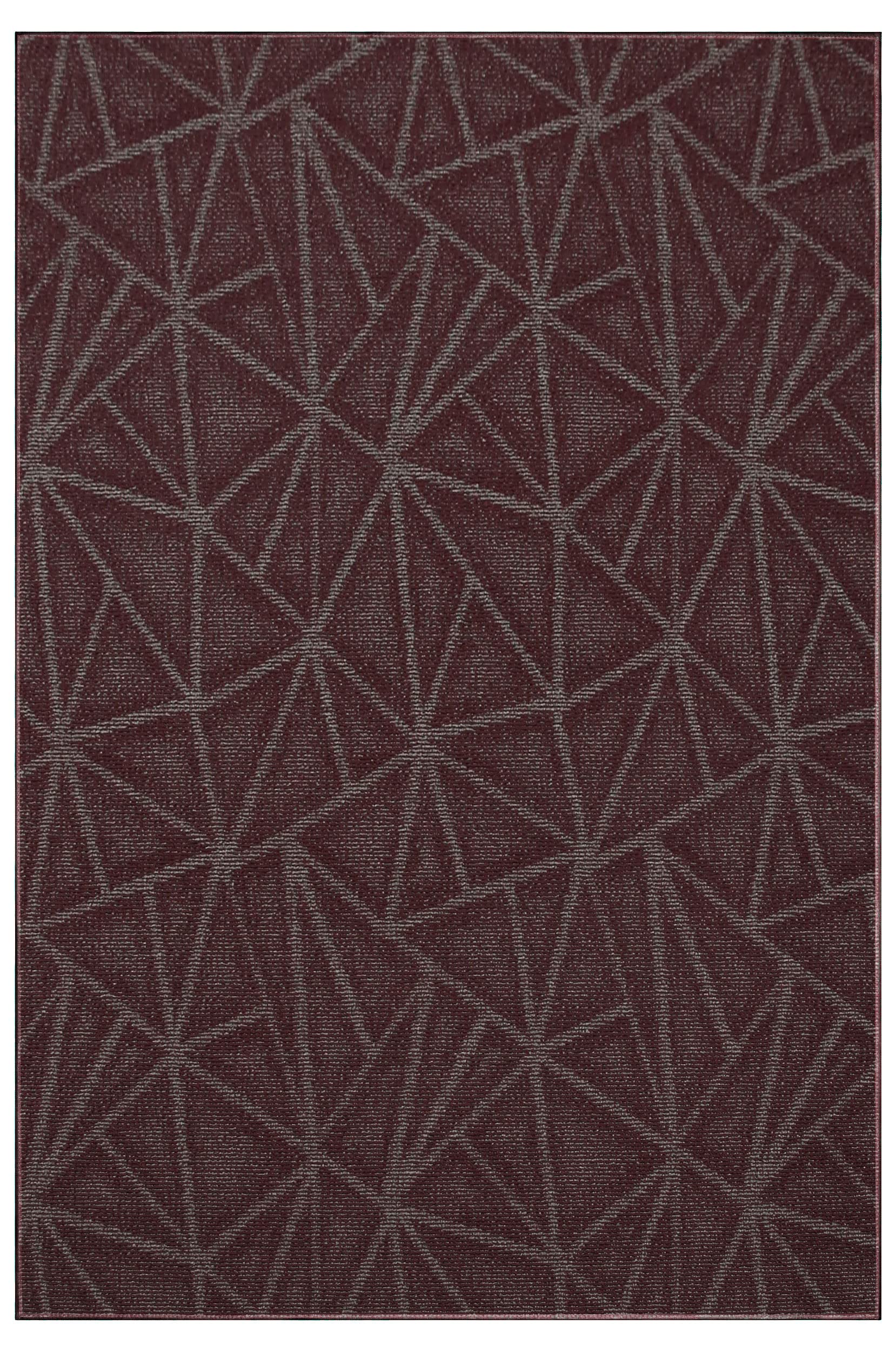 Premium Burgundy Indoor/Outdoor Rug - Modern Commercial & Home Decor Carpet for Living Room, Kids Room, Wedding Events - Durable USA-Made 7' x 18' Rectangle Area Mat - Perfect for High-Traffic Spaces & Stylish Decor