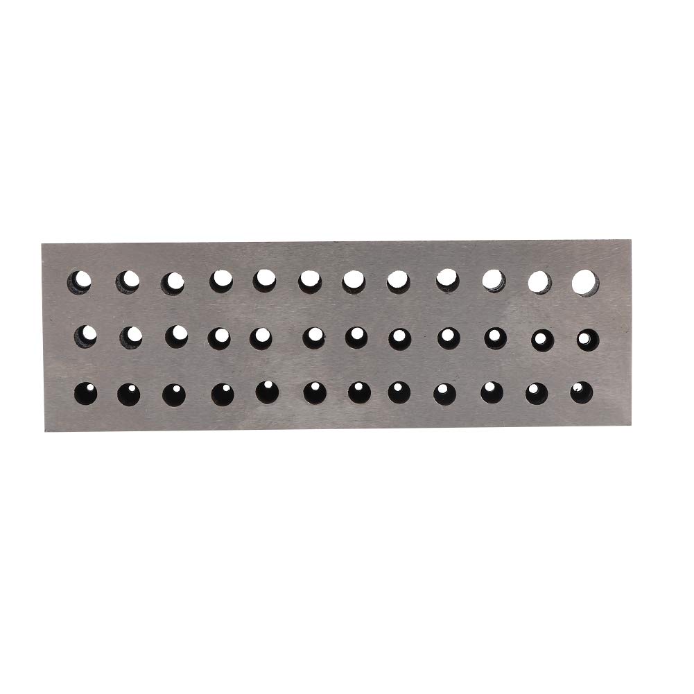 Professional 36-Hole Steel Drilling Punch Plate for Watch Repair - Super Durable Waterproof Watchmaker Tool for Watch Band Adjustment, Strap Hole Punching & Watch Maintenance | Perfect for Jewelers, Watch Repair Shops & DIY Enthusiasts