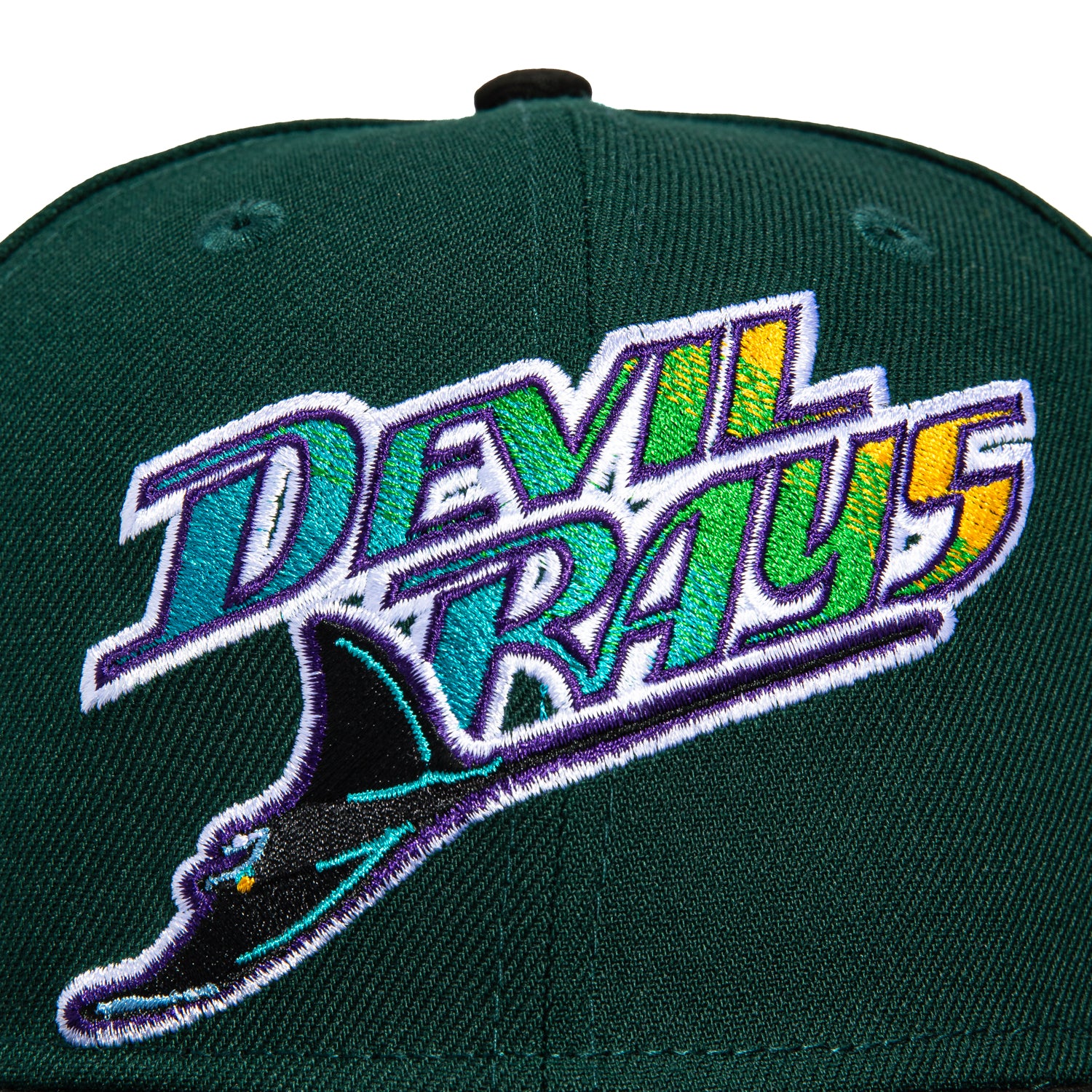 New Era 59Fifty Tampa Bay Rays Inaugural Patch Jersey Hat - Green & Black Adjustable Baseball Cap for MLB Fans & Sports Enthusiasts - Perfect for Games, Collecting & Everyday Wear