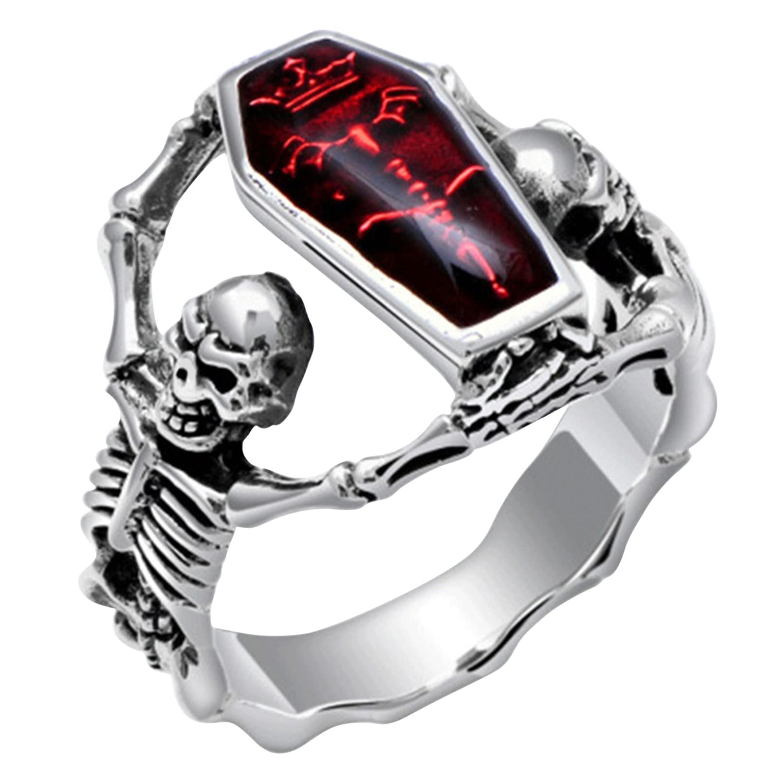 Unique Personality Creative Fashion Rings for Men & Women - Anniversary Gift, Statement Jewelry for Couples, Weddings & Special Occasions