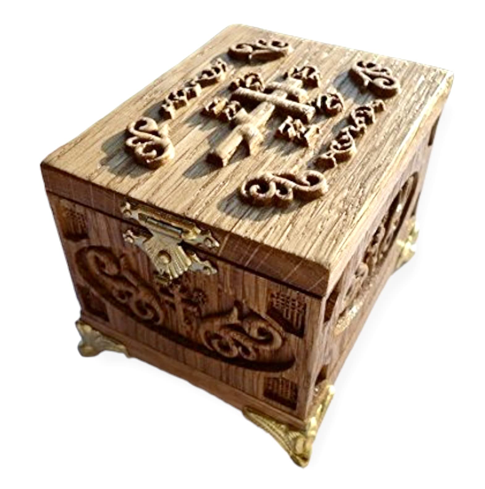 Unique Traditional Orthodox Baptism Set - Christening Gift Box #07 for Baby Baptism, Godparent Gifts & Religious Ceremonies