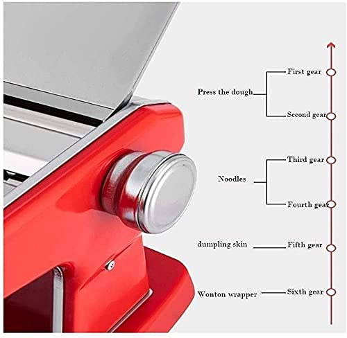 Premium Stainless Steel Pasta Maker Machine - Hand Cranked Noodle Press for Homemade Spaghetti, Fettuccine & More | Multi-Function Kitchen Tool for Italian Cuisine & Family Cooking
