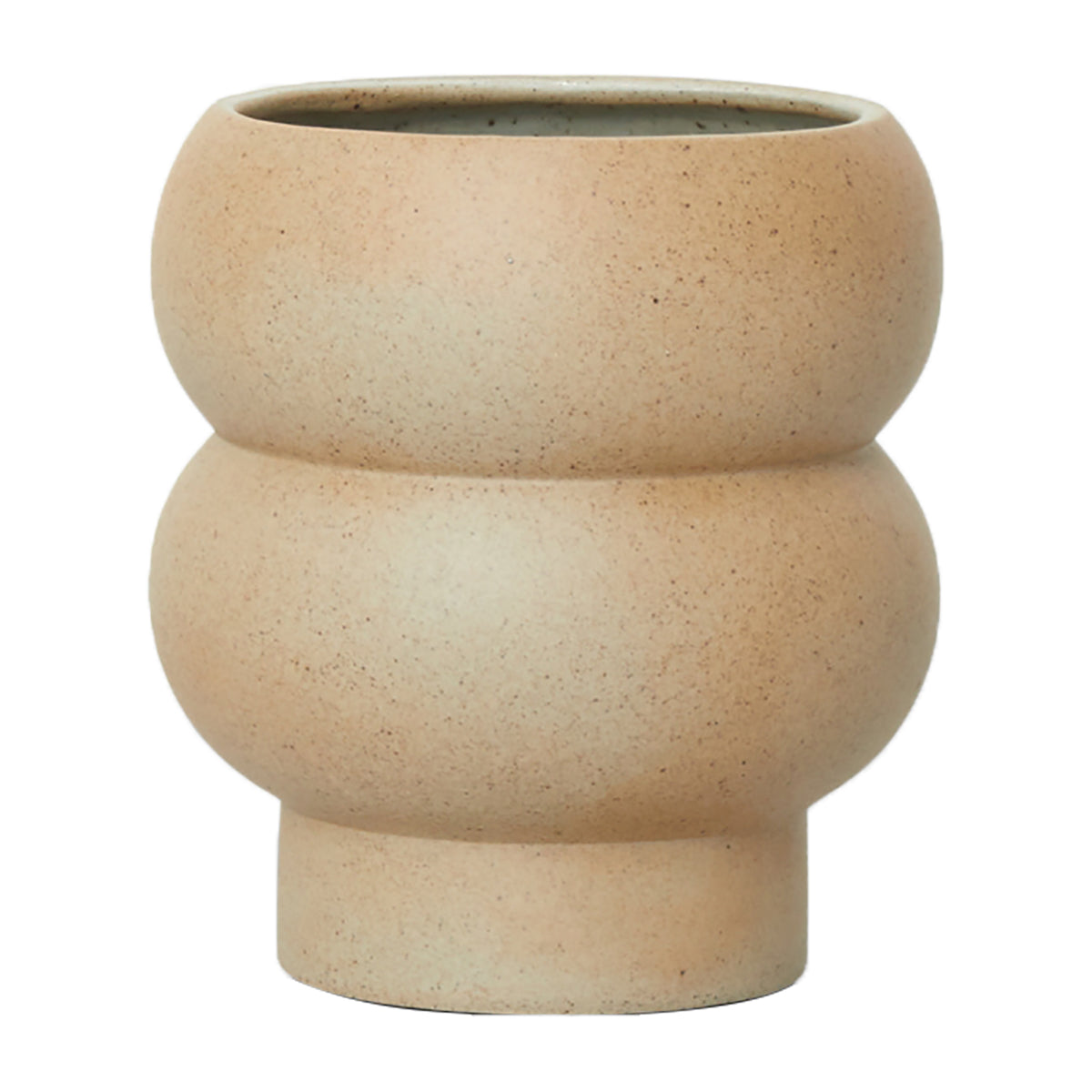Middle Of Nowhere Billie Planter - Modern Ceramic Flower Pot for Indoor Plants, Succulents & Home Decor | Perfect for Living Room, Office Desk & Gift Giving