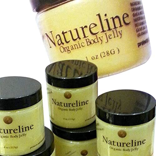 Organic Body Jelly 8oz - Natural Moisturizing & Soothing Skin Care for Dry & Sensitive Skin - Perfect for Massage, After Sun Care & Daily Hydration